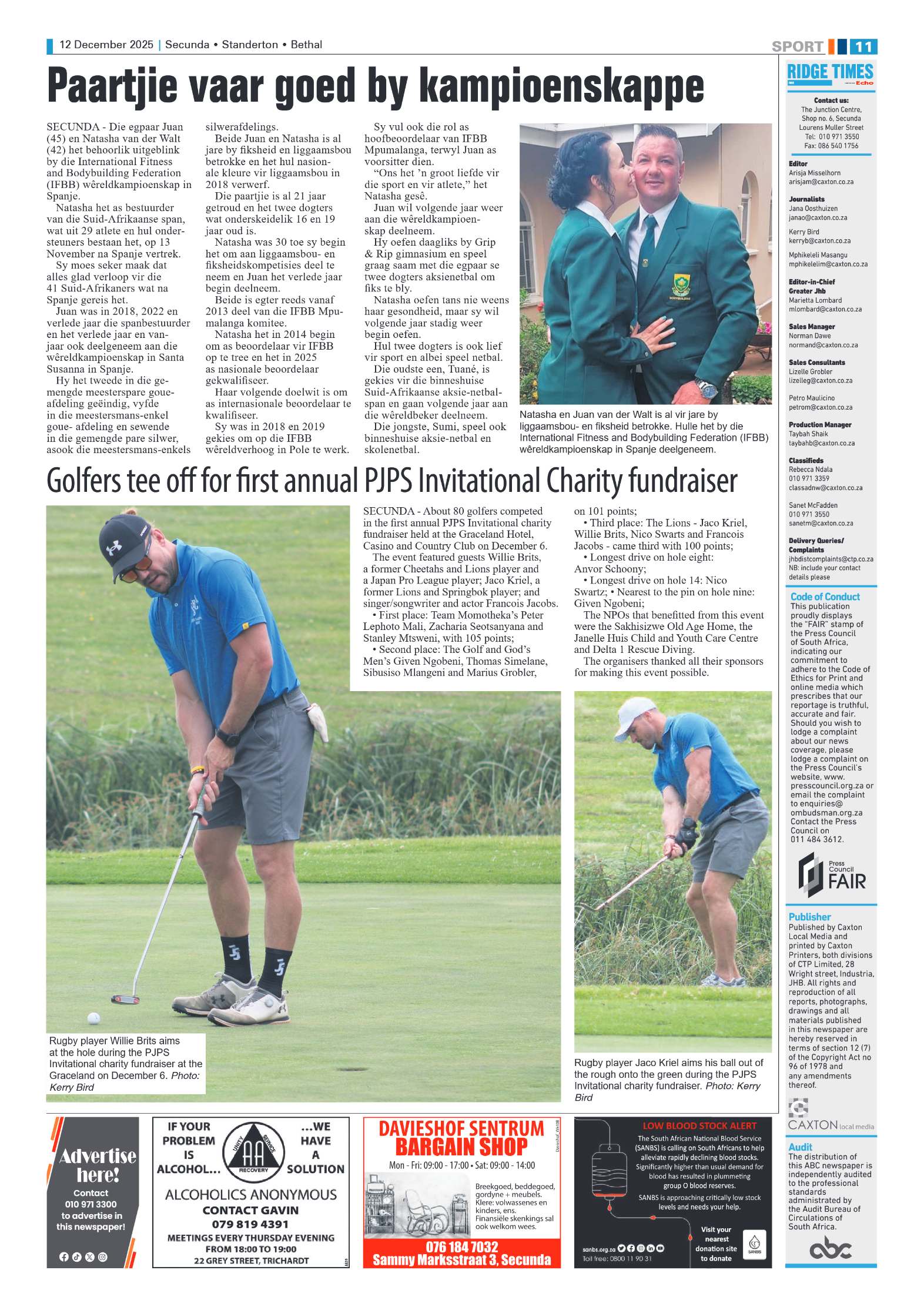 Ridge Times 12 December 2025 page 11