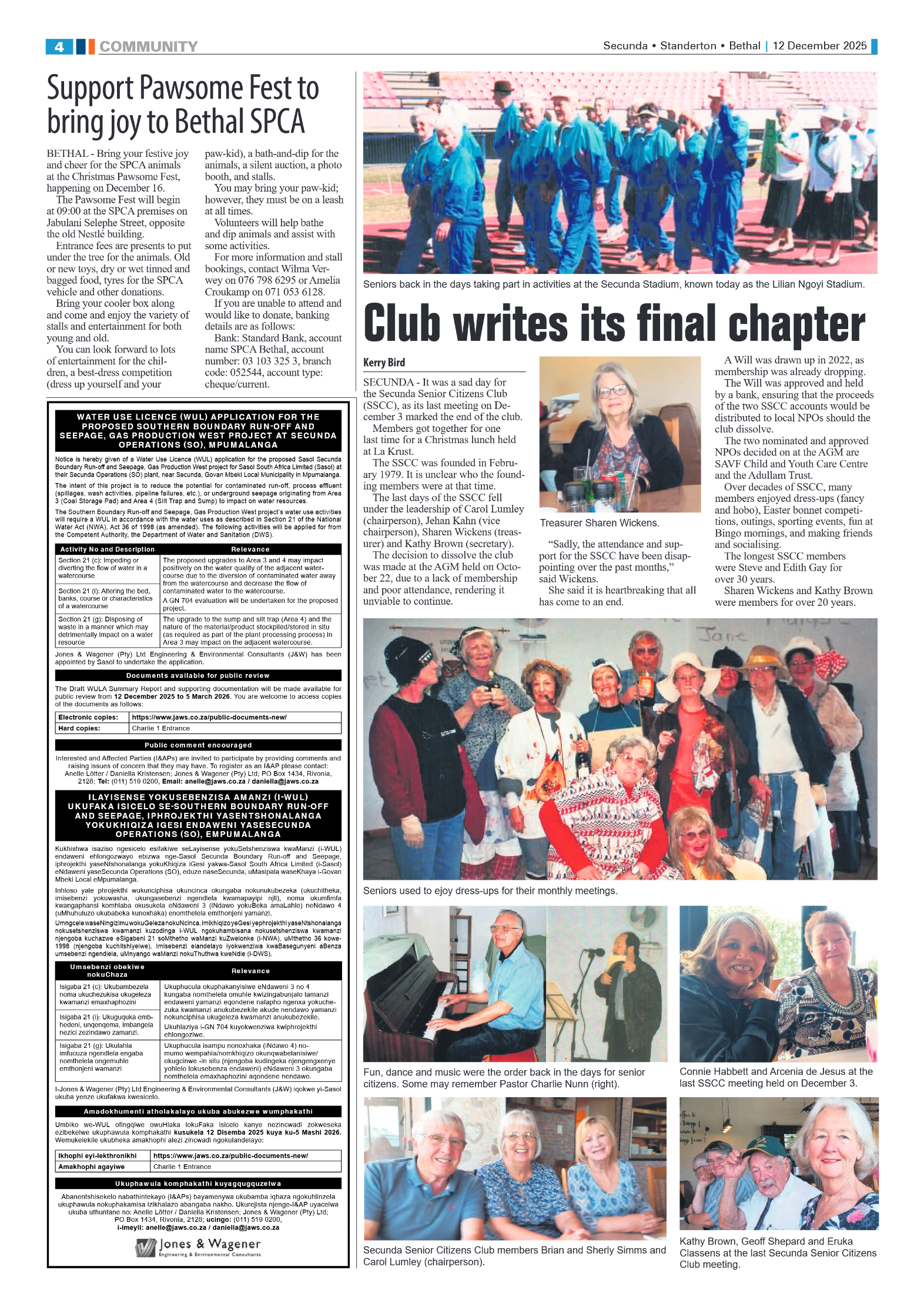 Ridge Times 12 December 2025 page 4