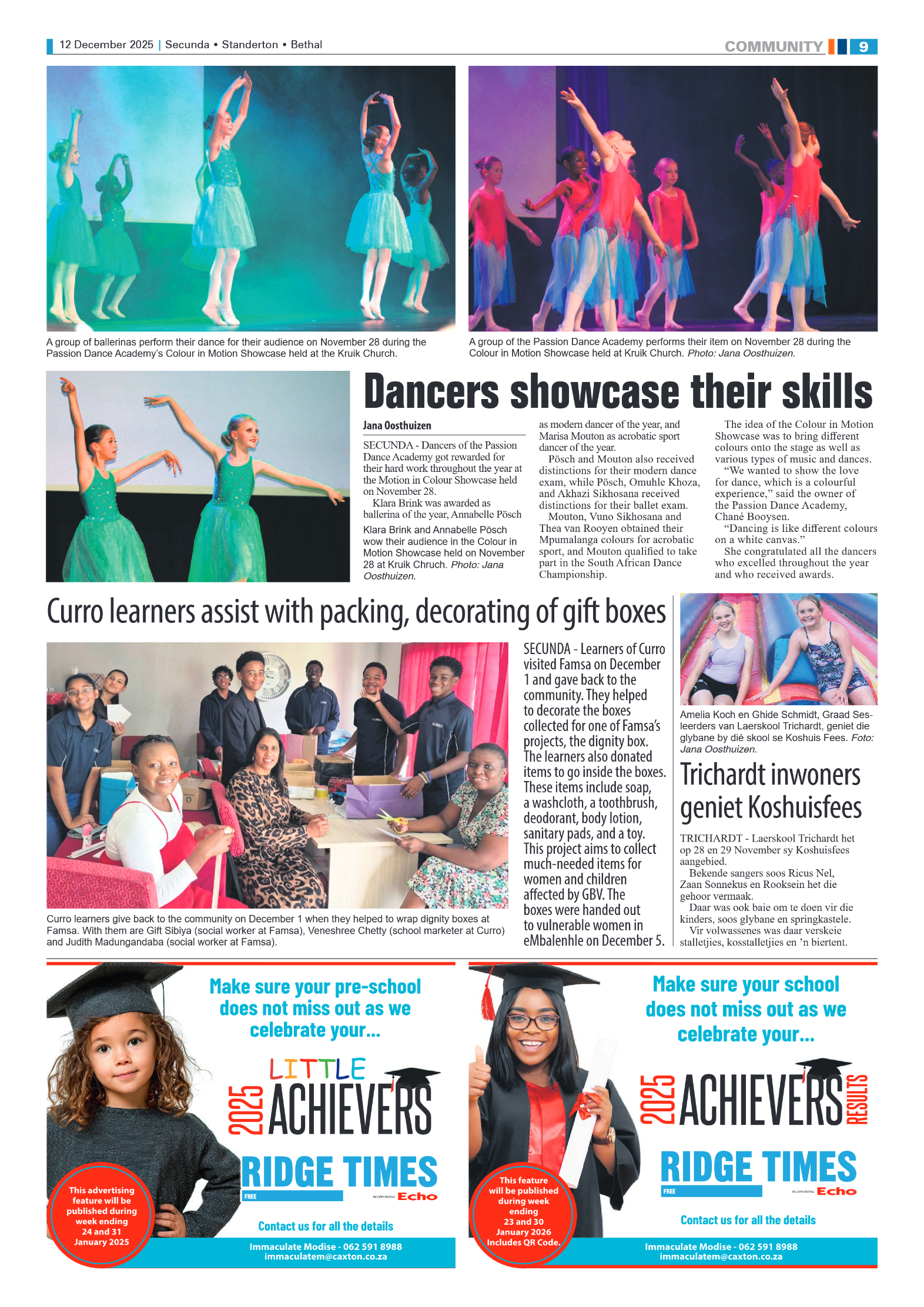 Ridge Times 12 December 2025 page 9