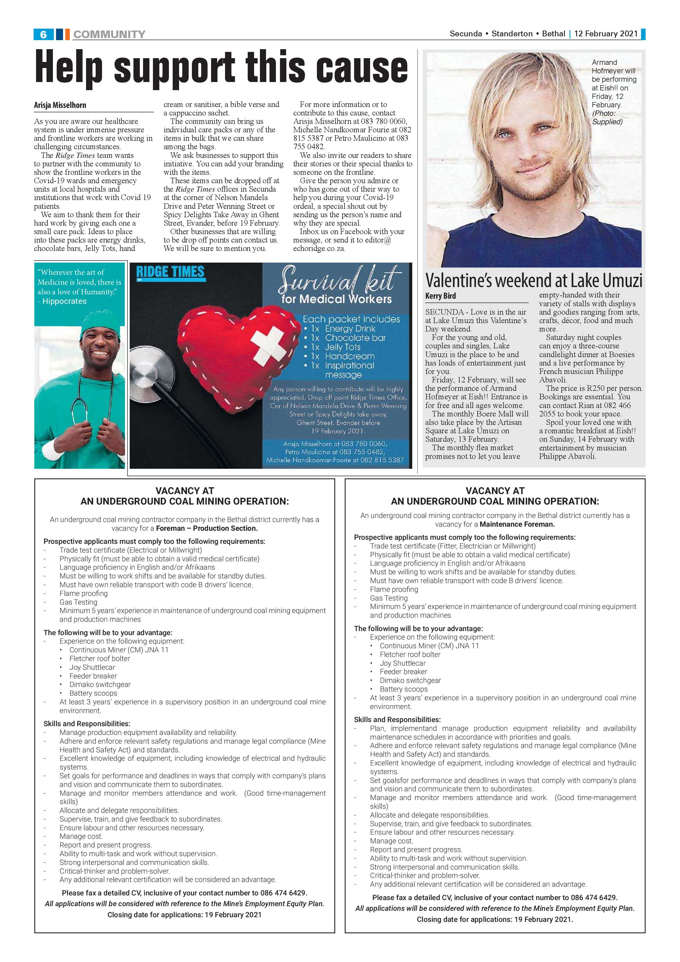 Ridge Times 12 February 2021 page 6