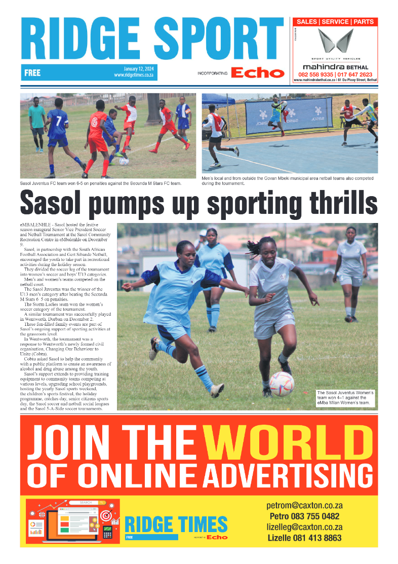 Ridge Times 12 January 2024 page 8