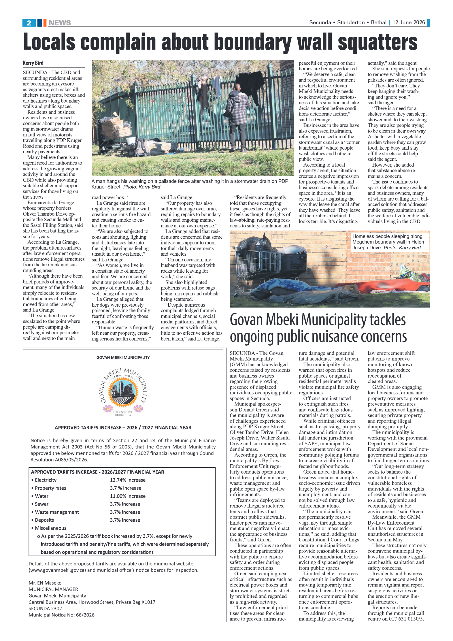 Ridge Times 12 June 2026 page 2