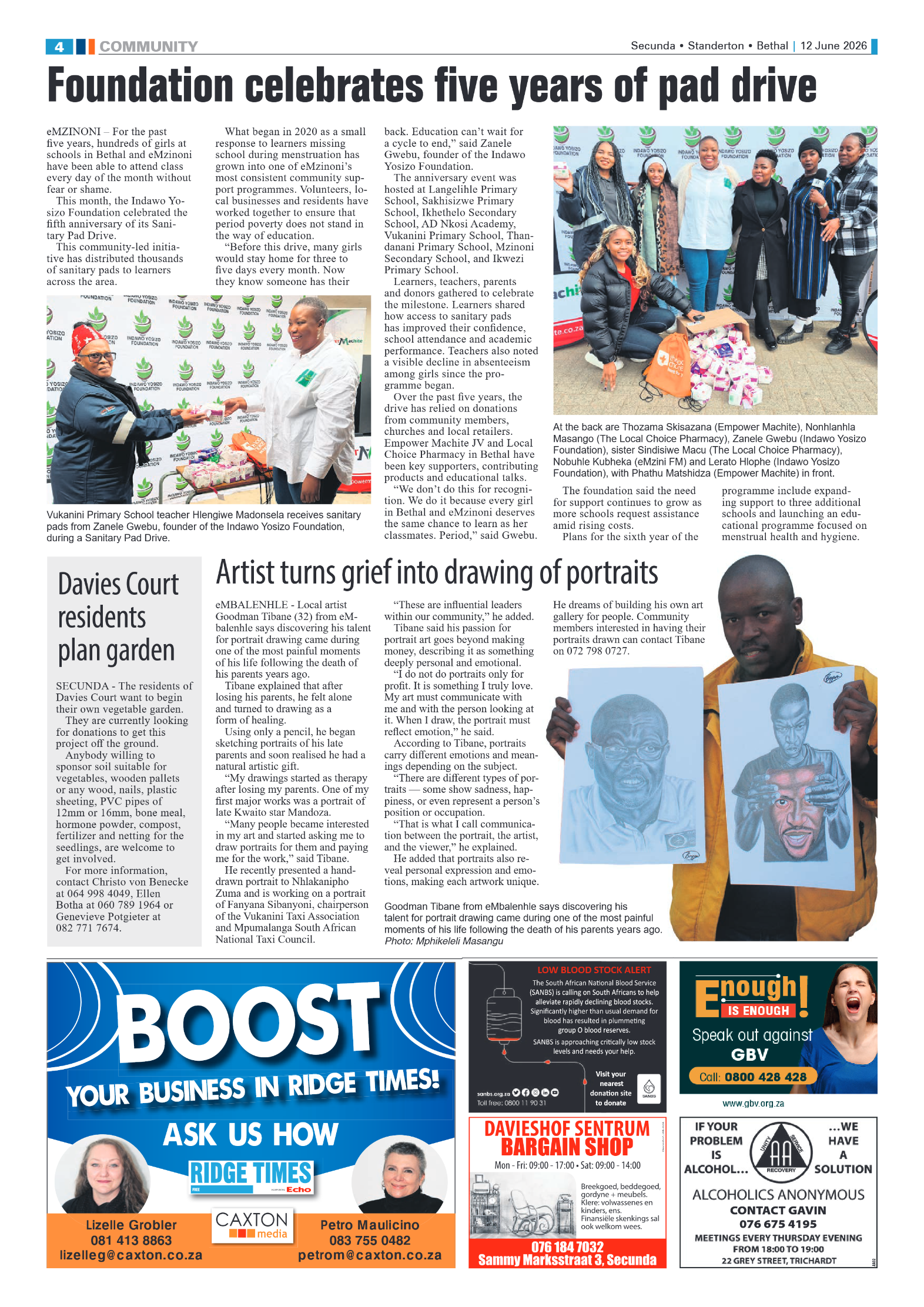 Ridge Times 12 June 2026 page 4