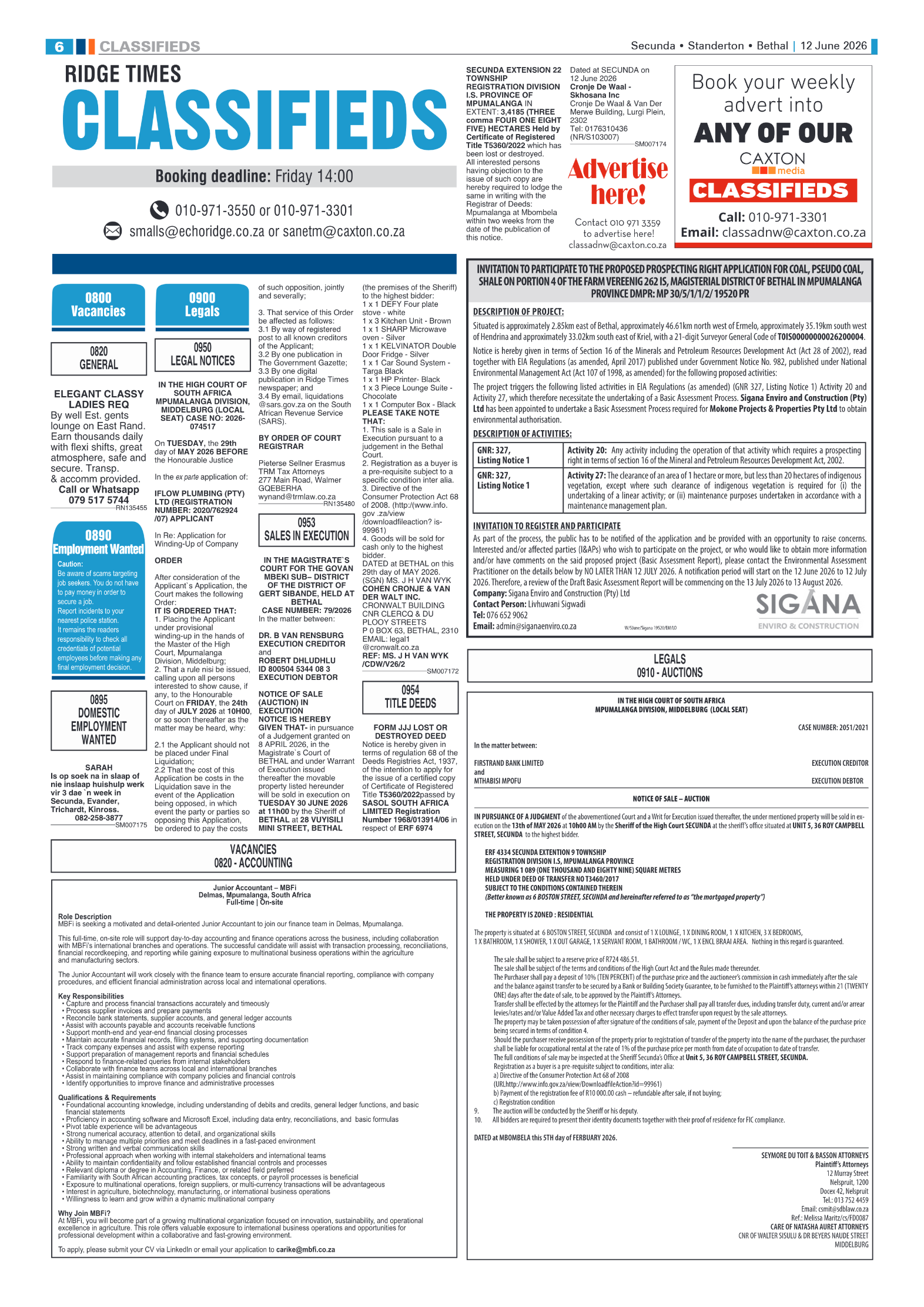 Ridge Times 12 June 2026 page 6
