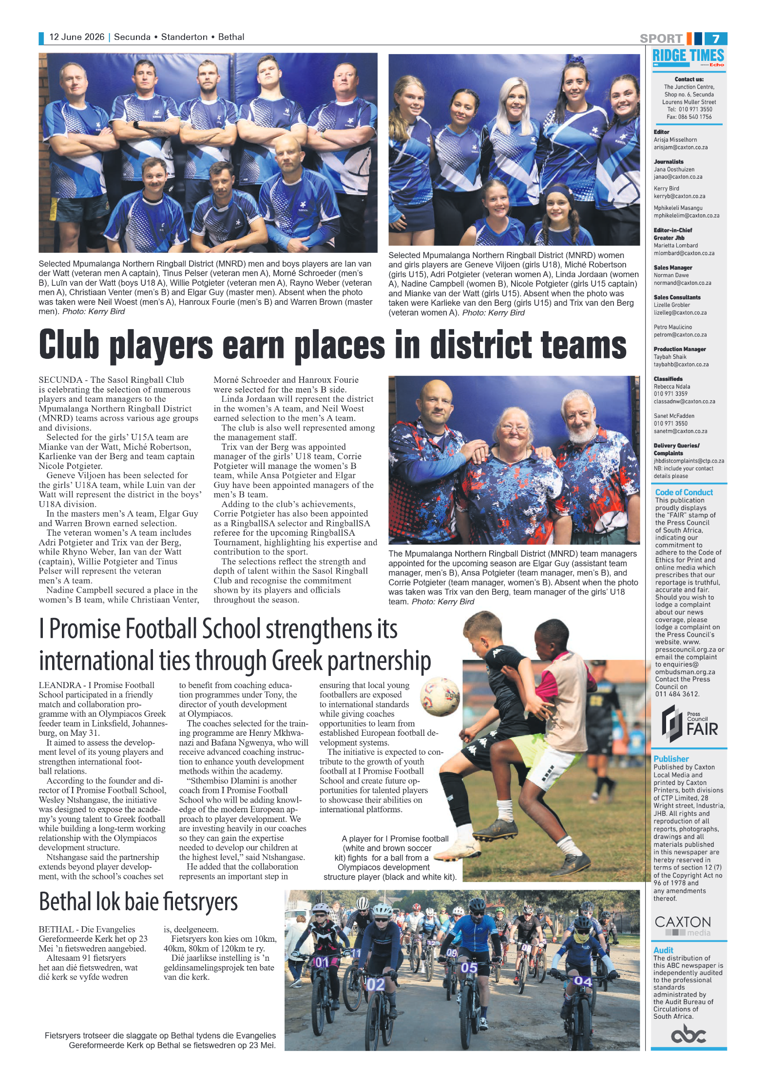 Ridge Times 12 June 2026 page 7