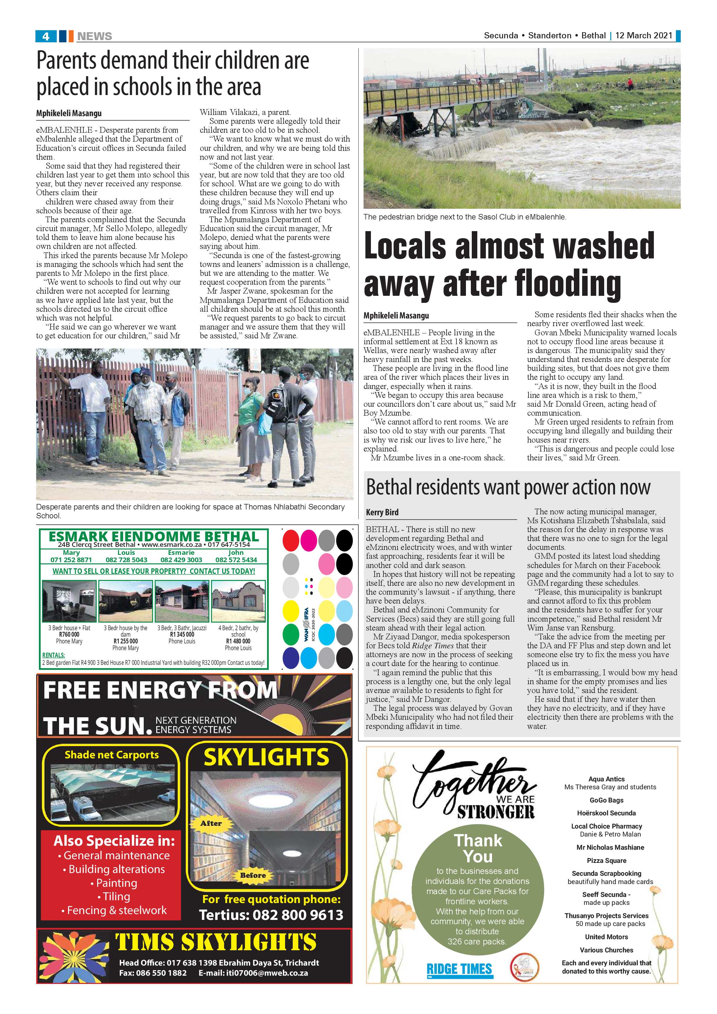 Ridge Times 12 March 2021 page 4