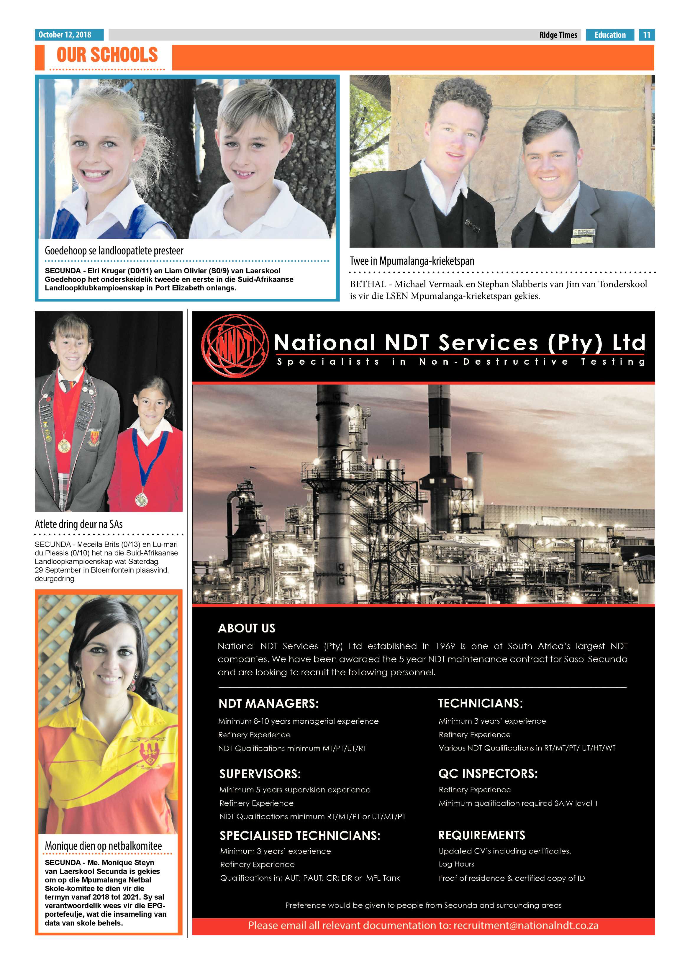 Ridge Times 12 October 2018 page 11