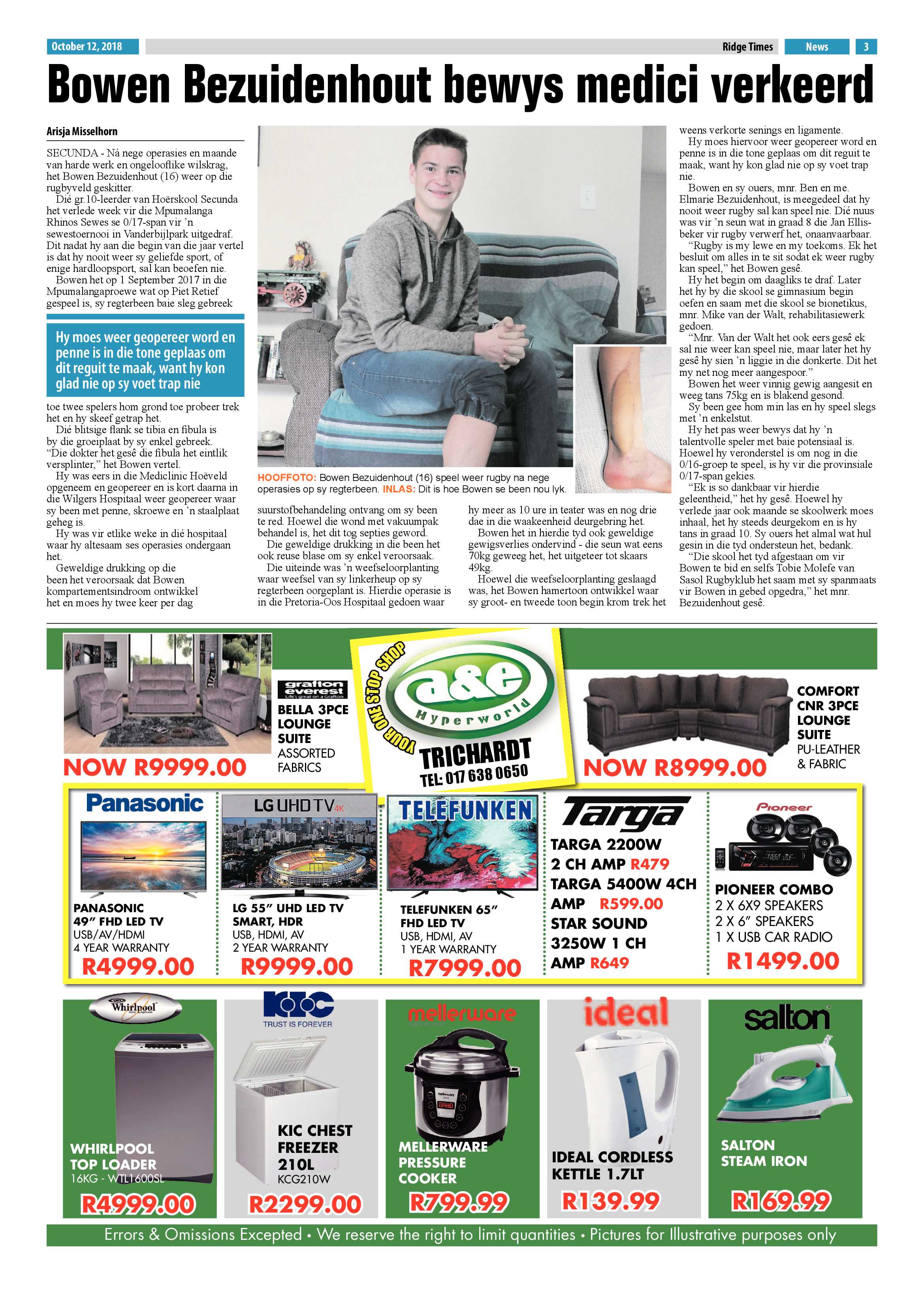 Ridge Times 12 October 2018 page 3