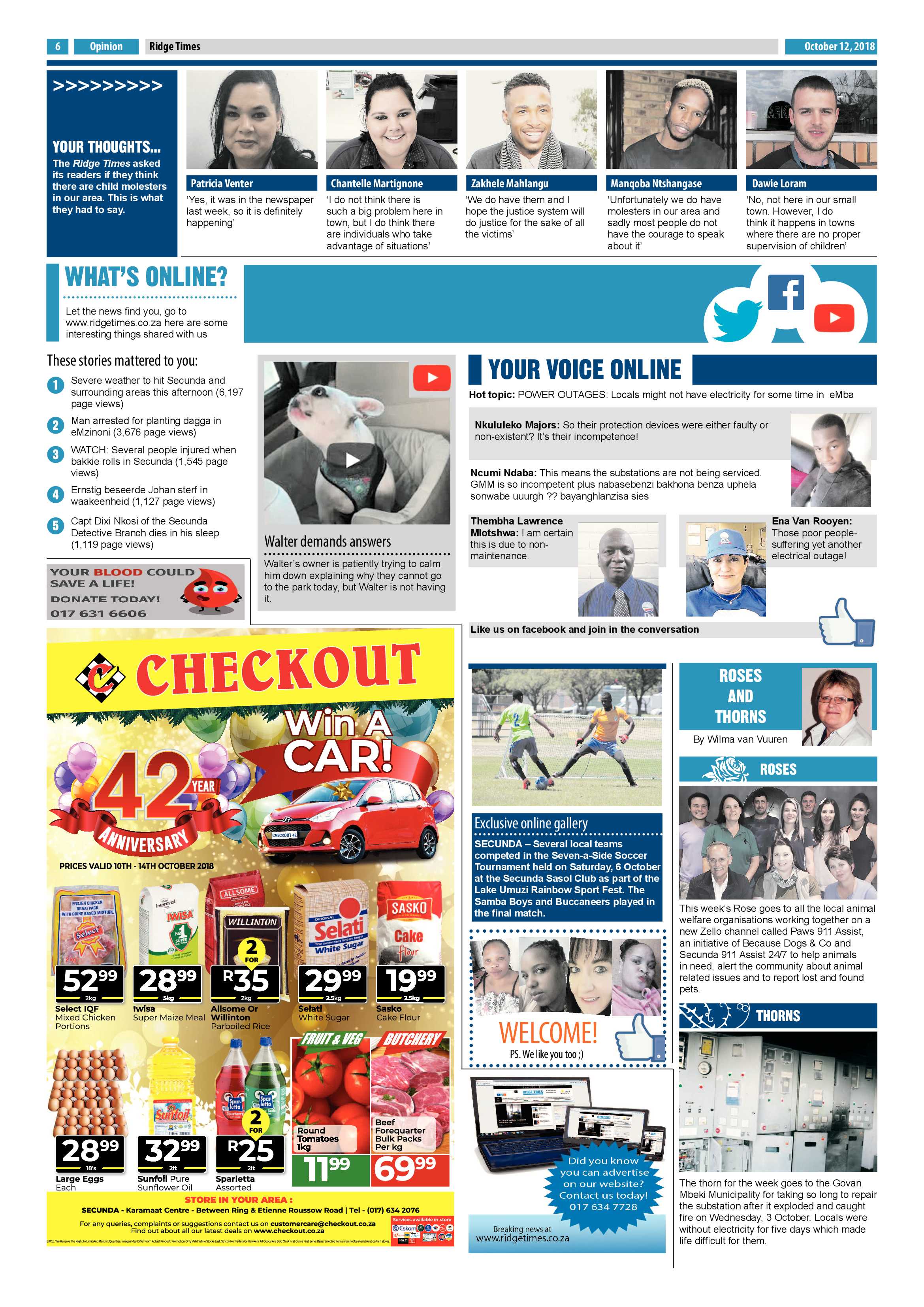 Ridge Times 12 October 2018 page 6