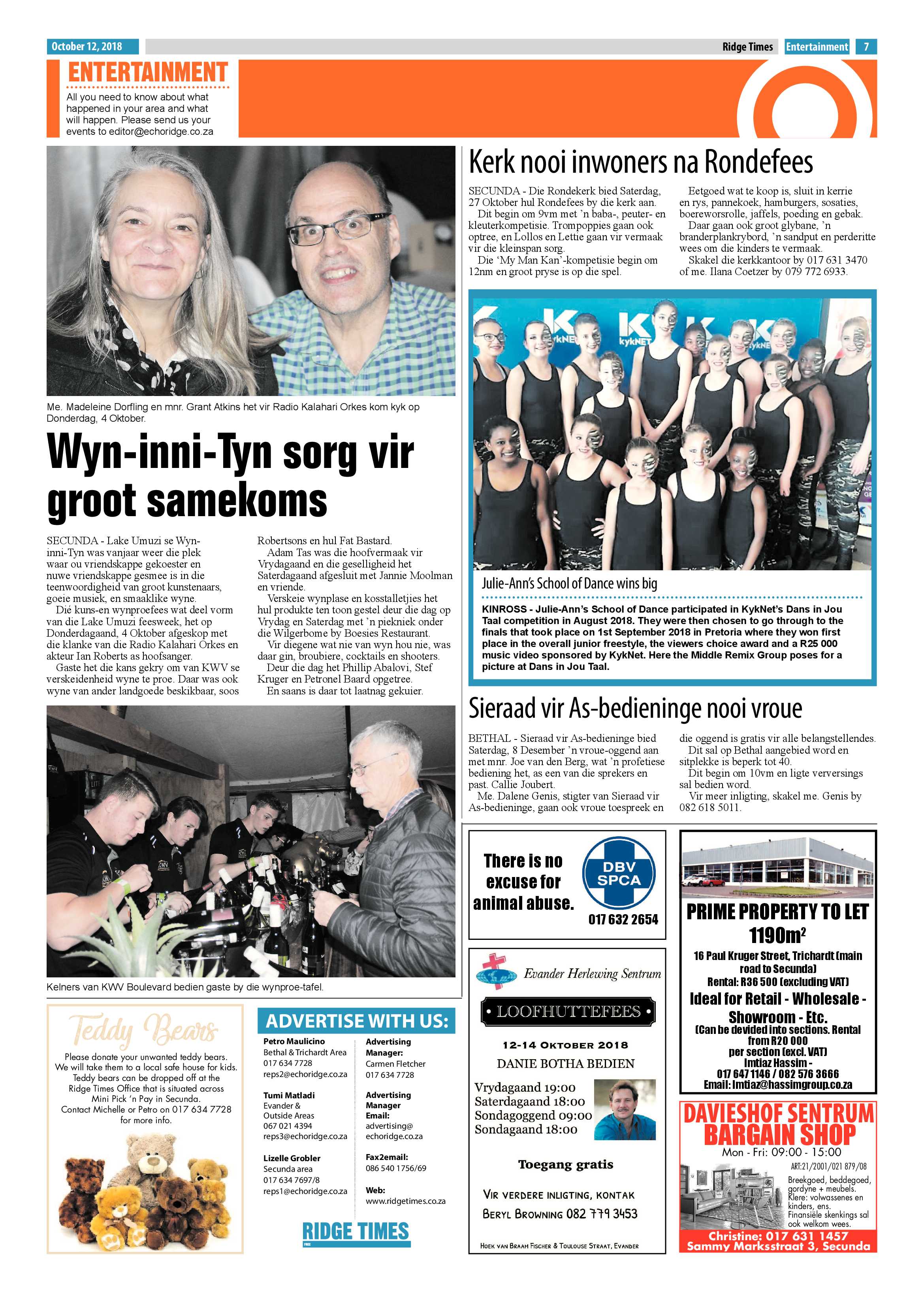 Ridge Times 12 October 2018 page 7