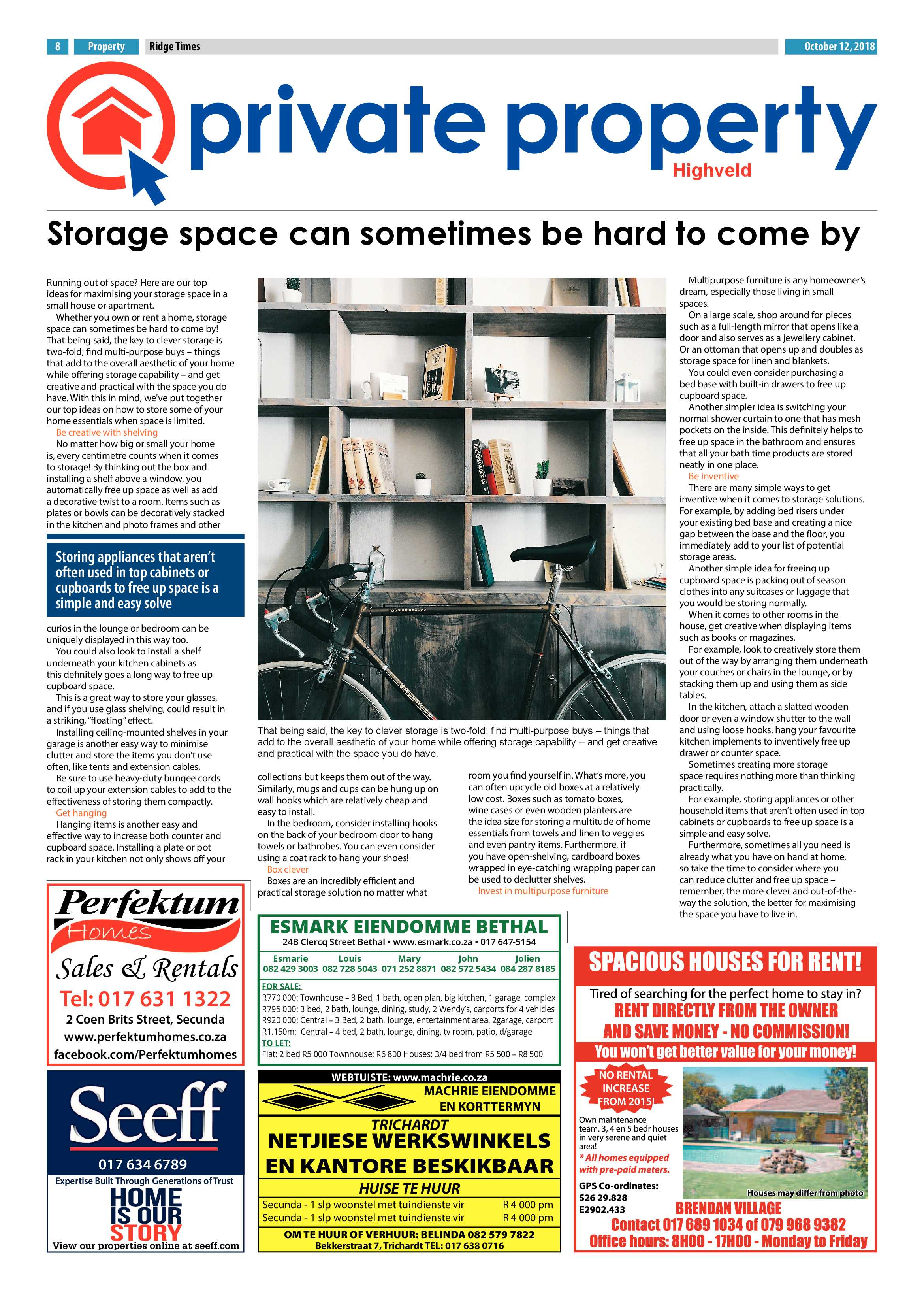 Ridge Times 12 October 2018 page 8