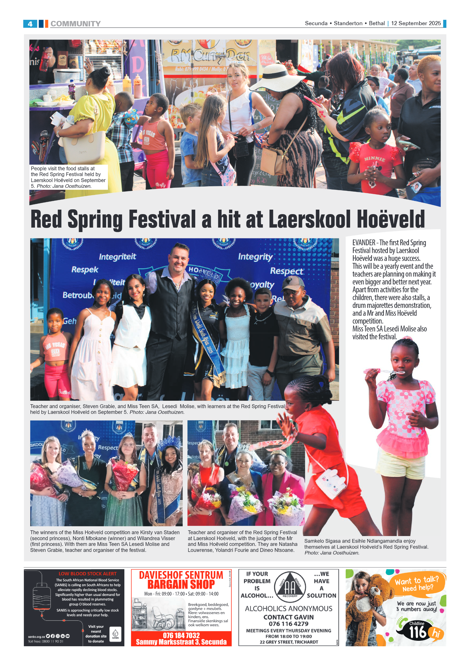 Ridge Times 12 September 2025 page 4