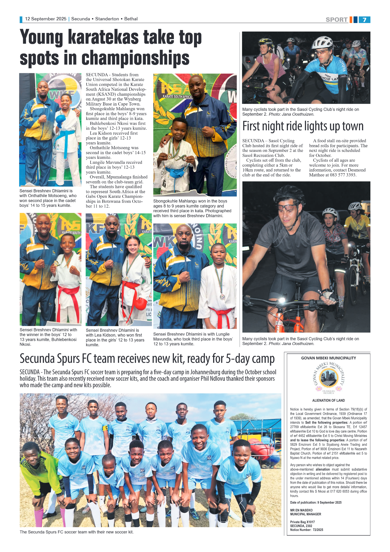 Ridge Times 12 September 2025 page 7