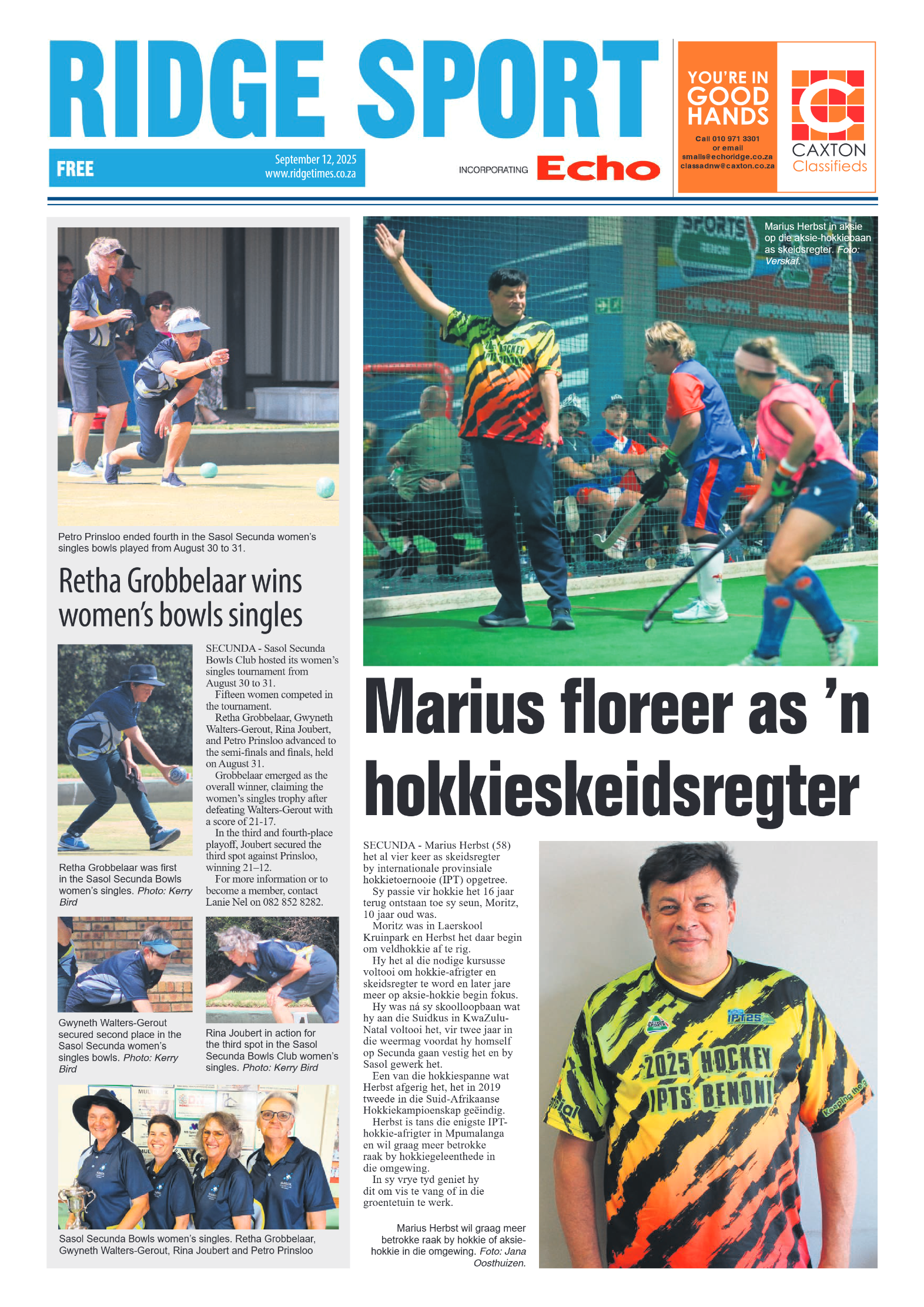 Ridge Times 12 September 2025 page 8