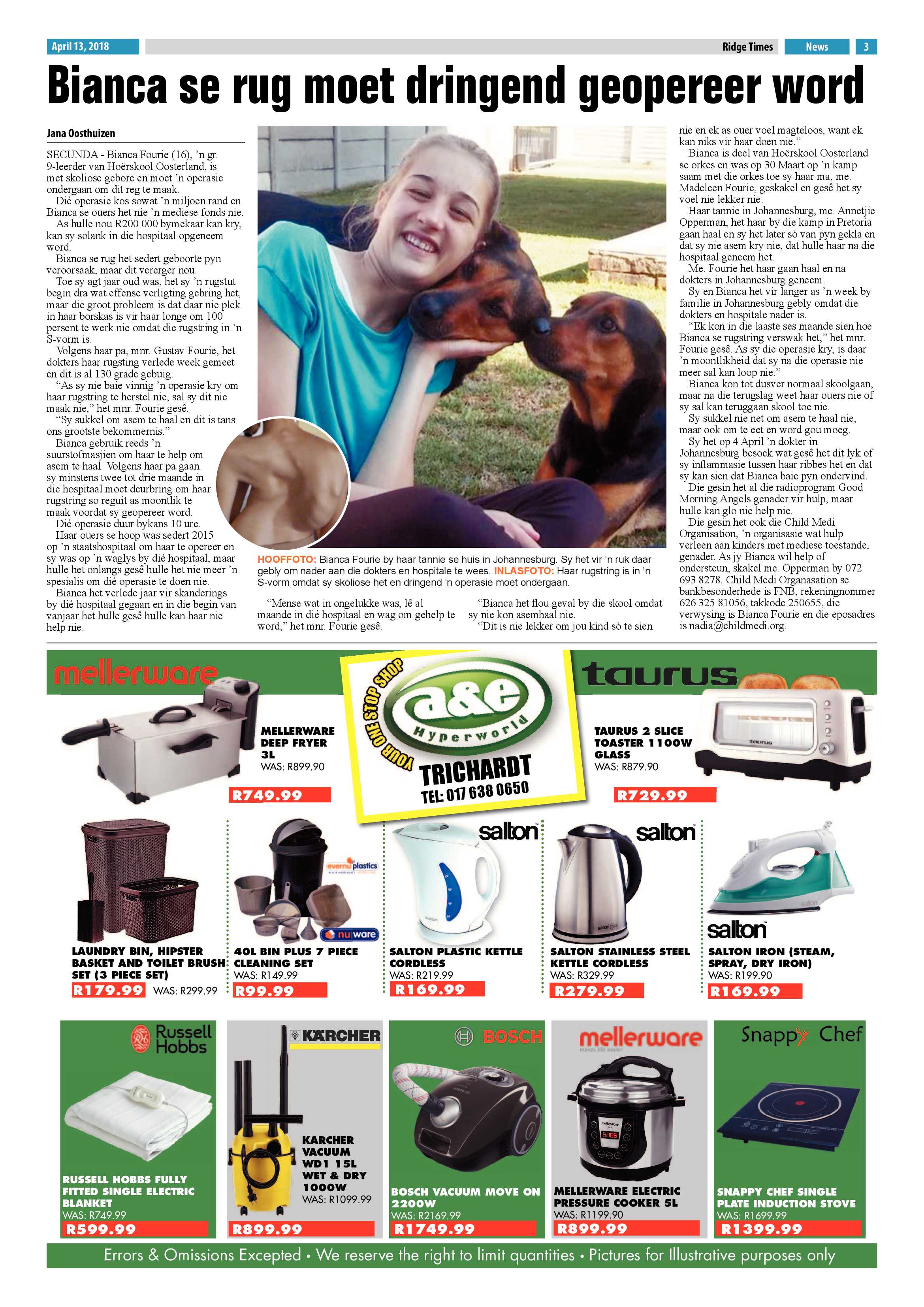 Ridge Times 13 April 2018 page 3