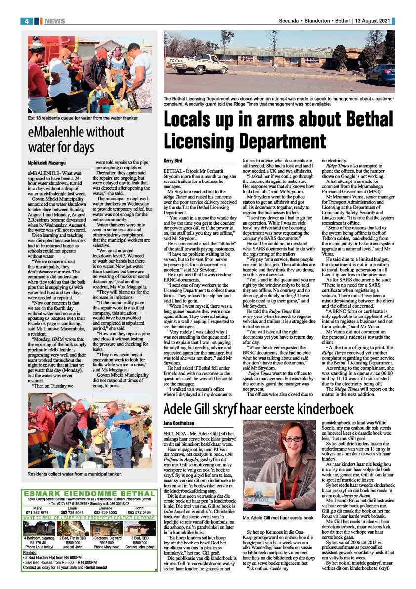 Ridge Times 13 August 2021 page 4