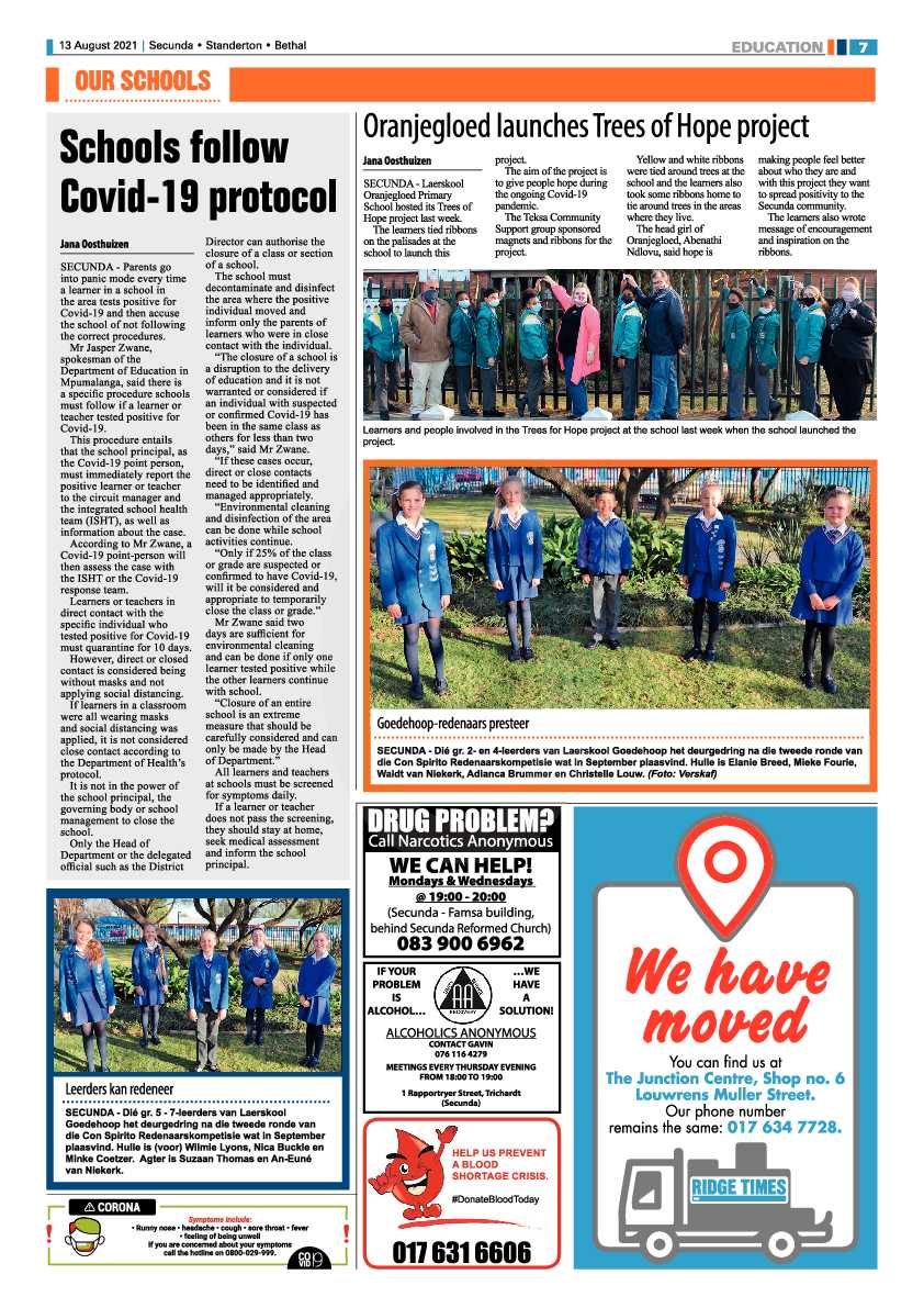 Ridge Times 13 August 2021 page 7