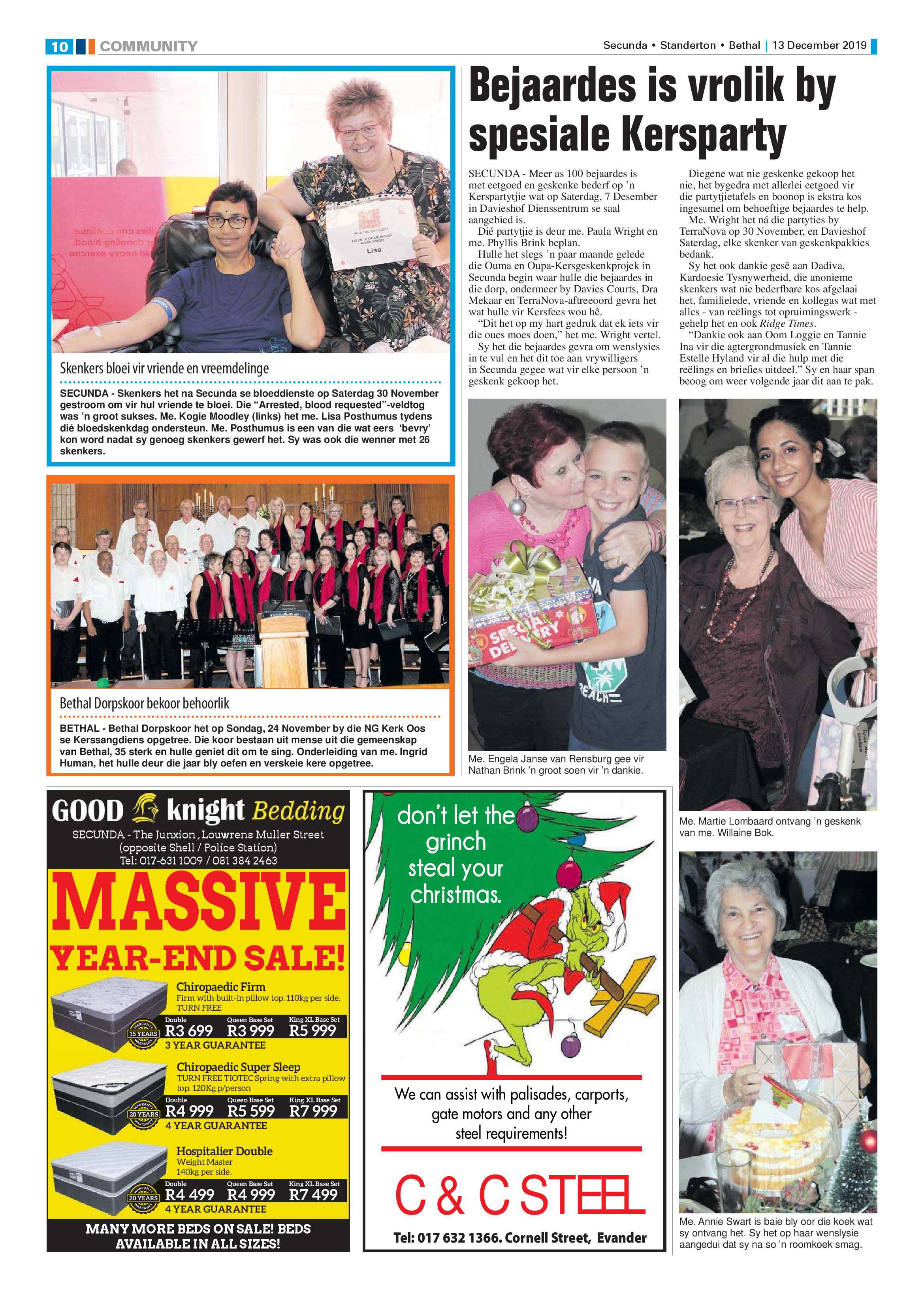 Ridge Times 13 December 2019 page 12