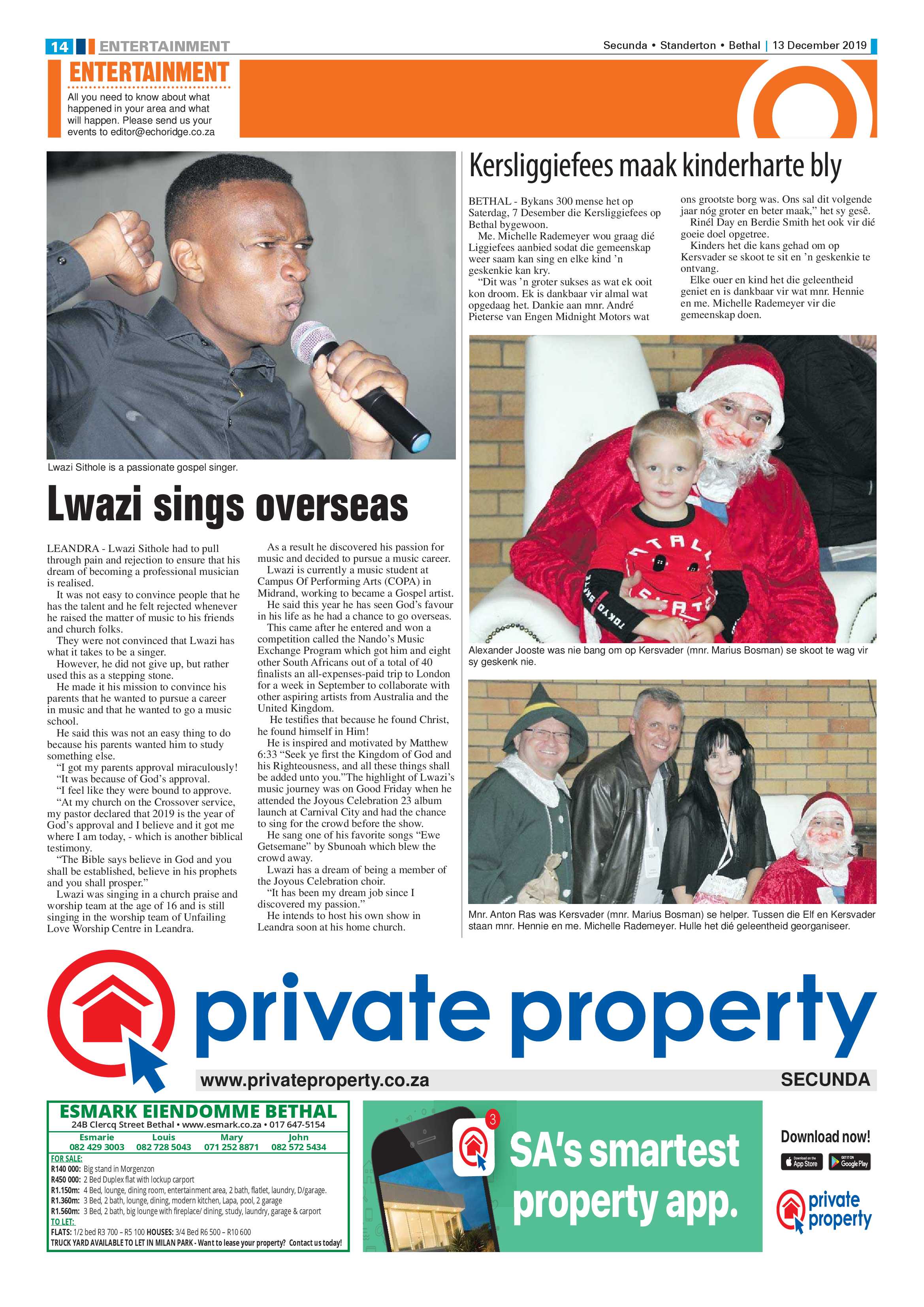 Ridge Times 13 December 2019 page 16