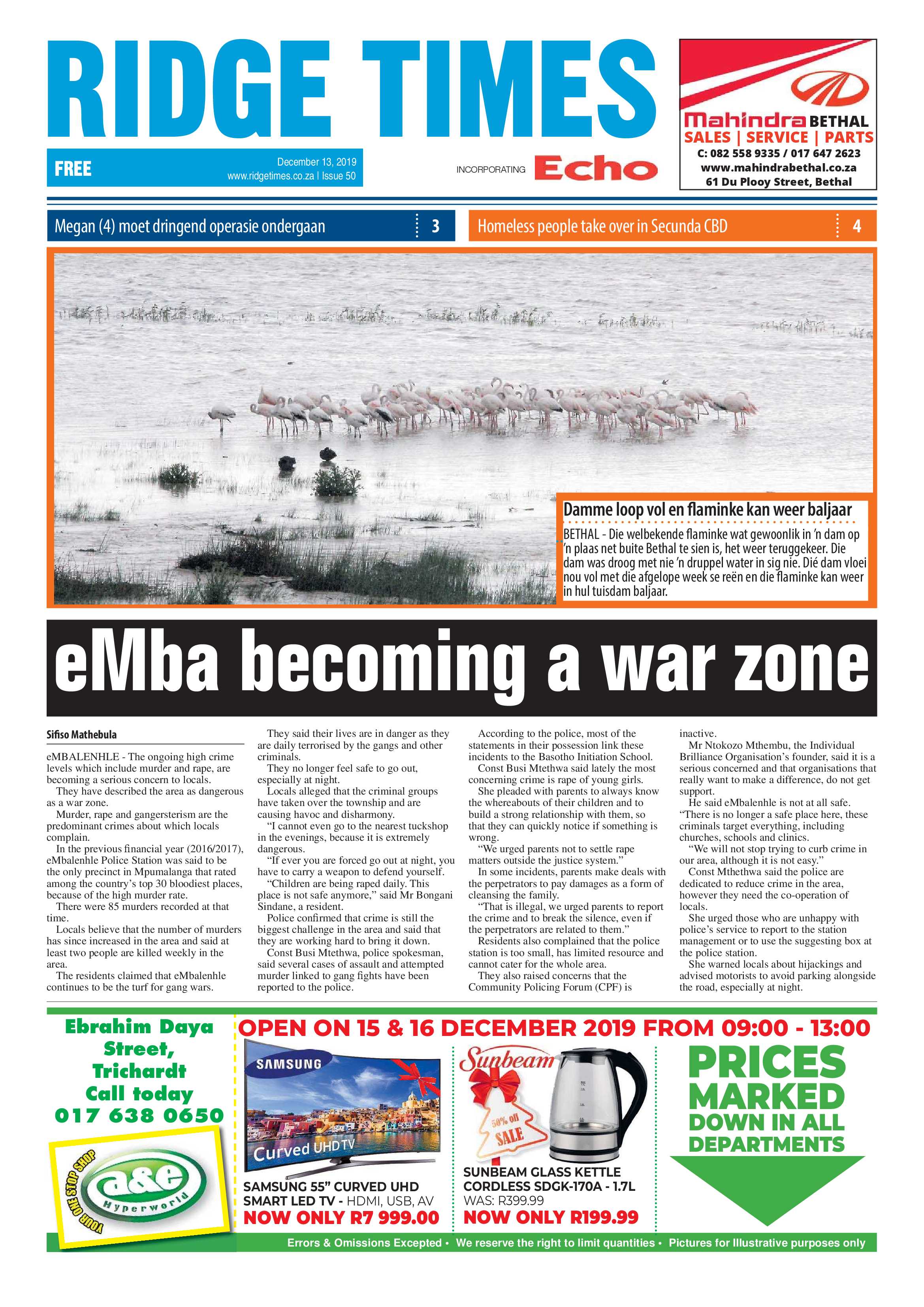 Ridge Times 13 December 2019 page 3