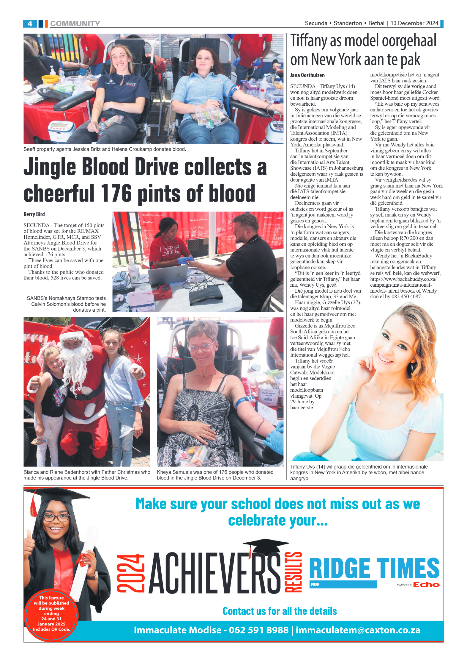 Ridge Times 13 December 2024 page 4