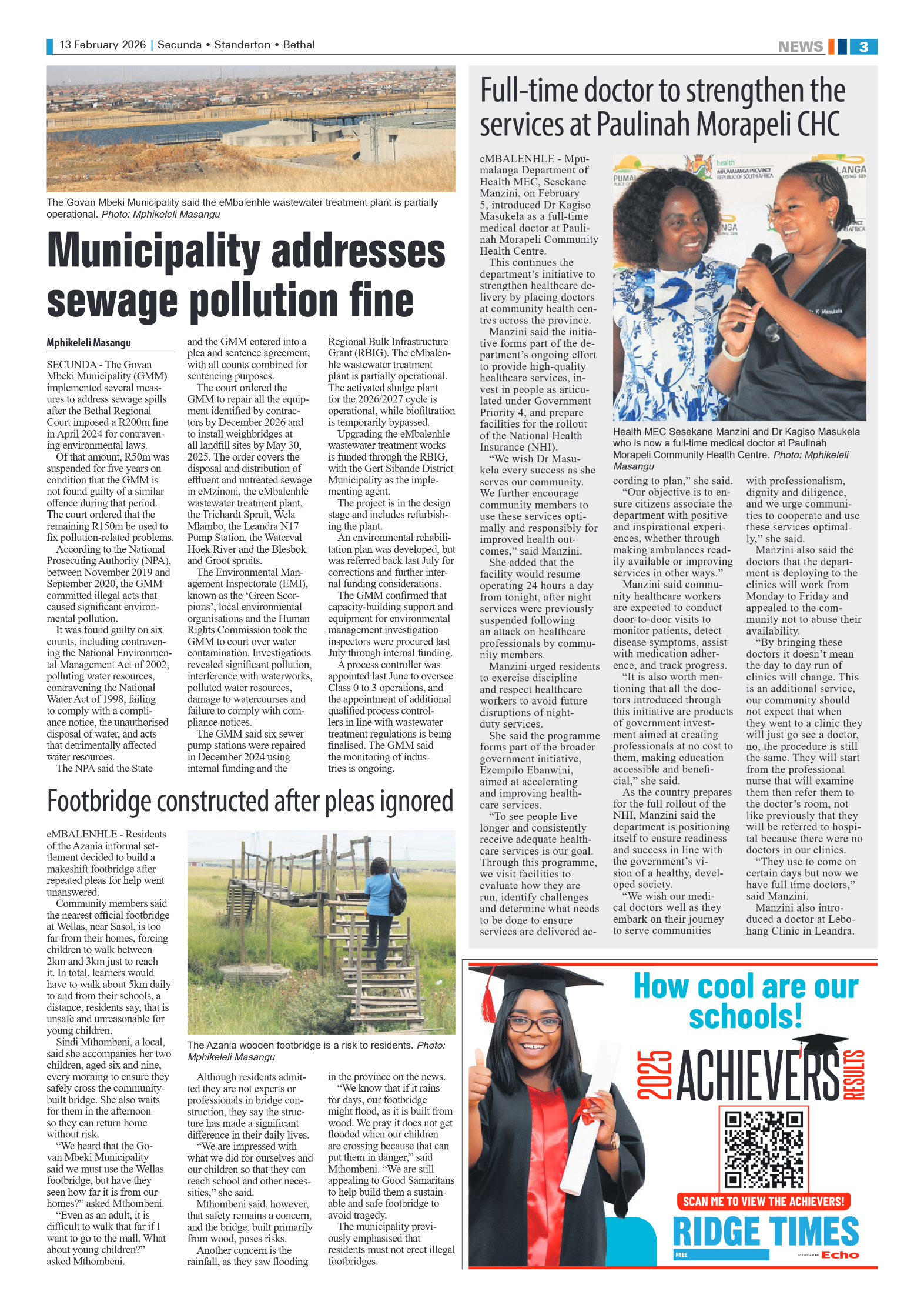 Ridge Times 13 February 2026 page 3