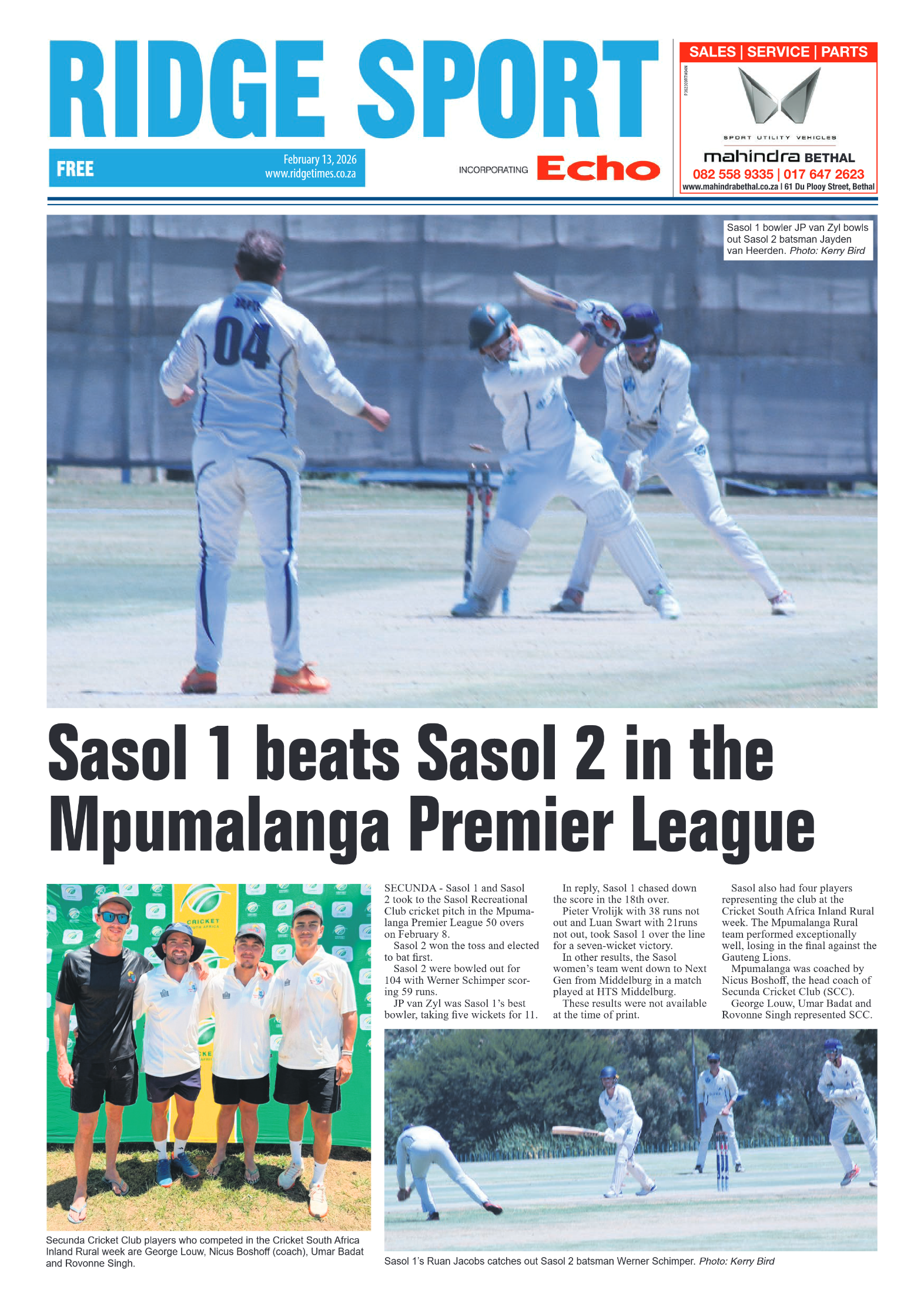 Ridge Times 13 February 2026 page 8