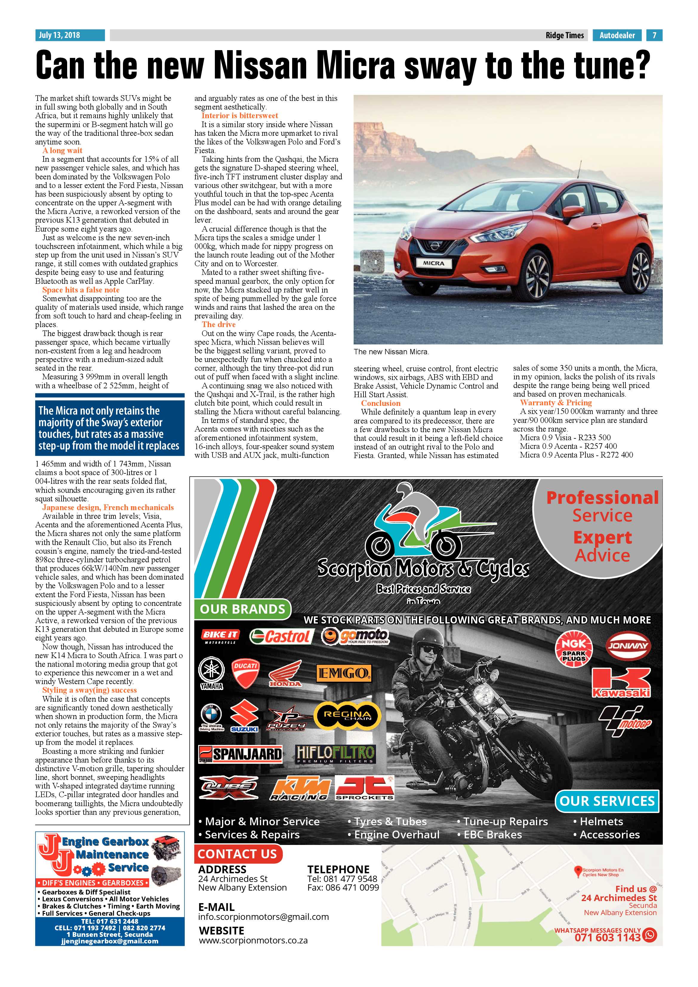 Ridge Times 13 July 2018 page 15
