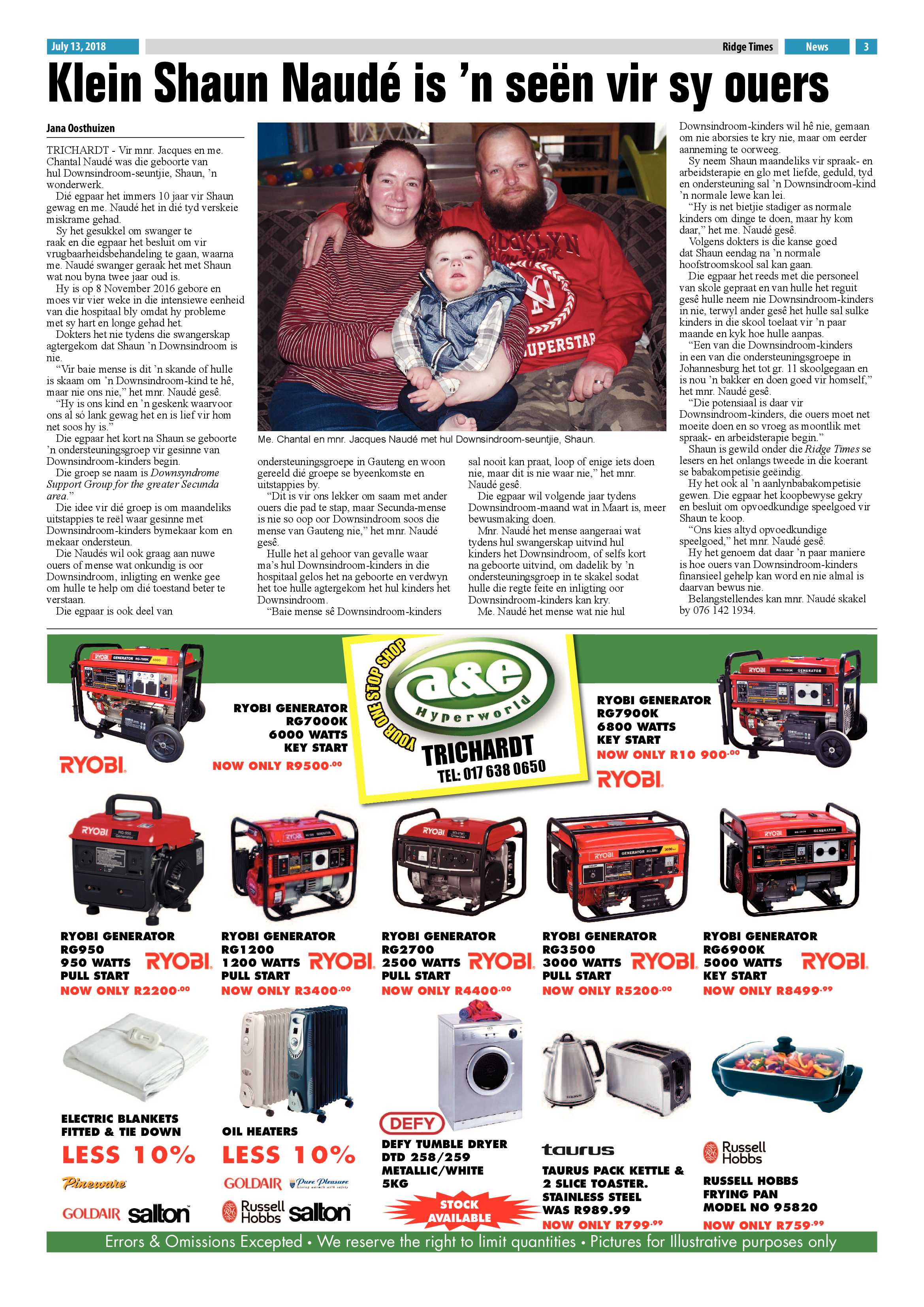 Ridge Times 13 July 2018 page 3