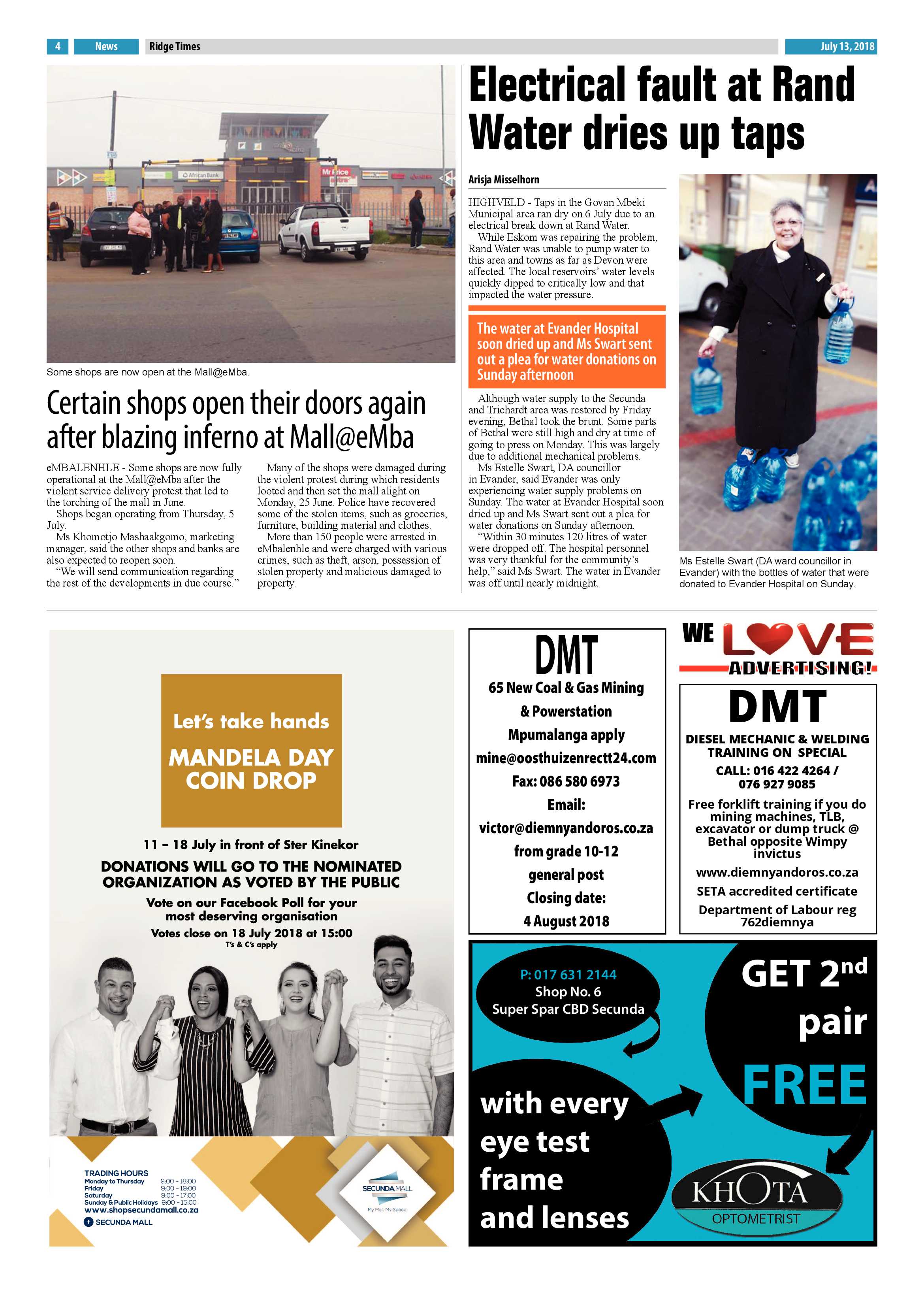 Ridge Times 13 July 2018 page 4