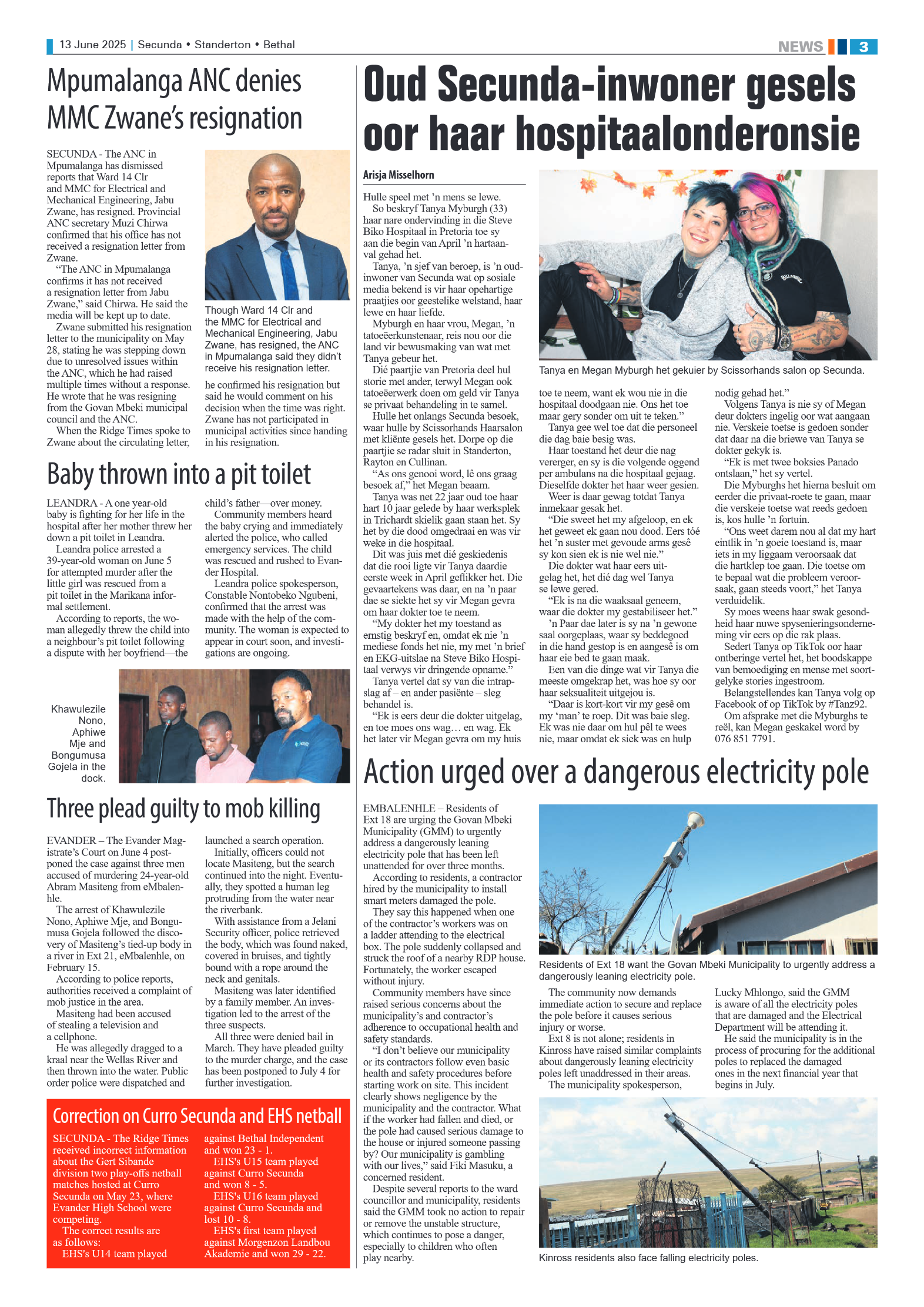 Ridge Times 13 June 2025 page 3
