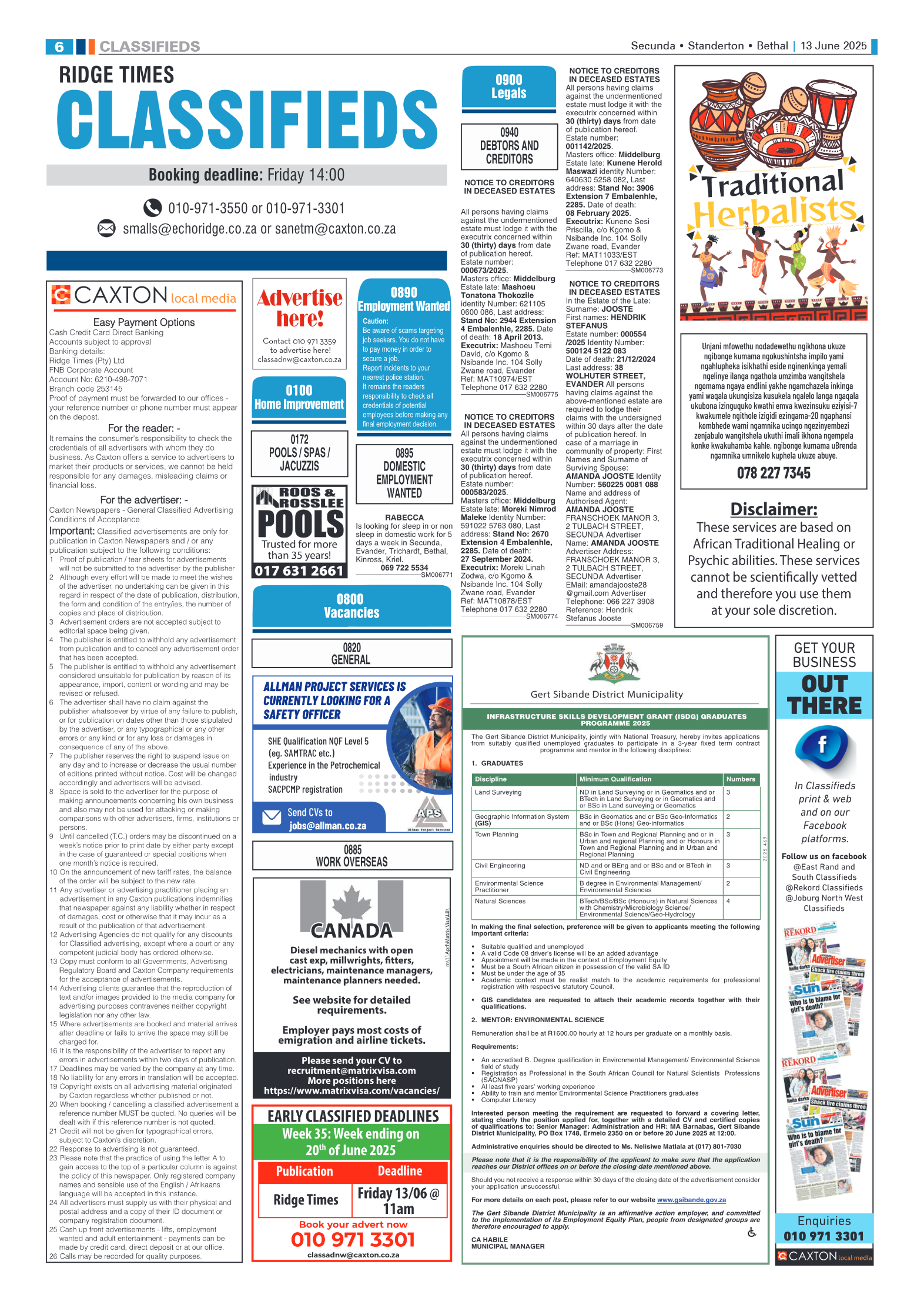 Ridge Times 13 June 2025 page 6