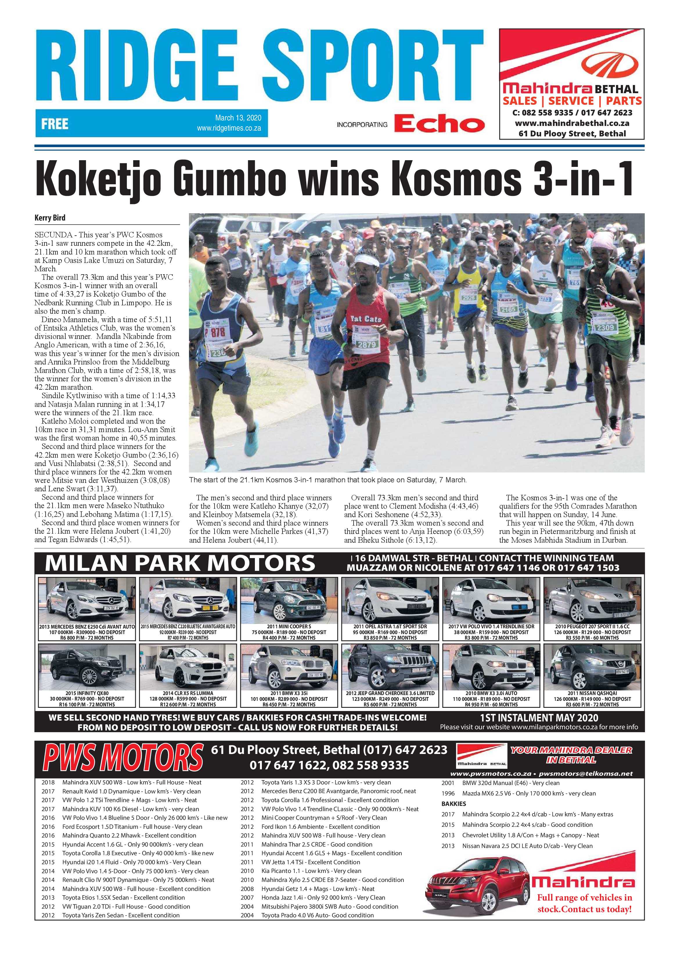 Ridge Times 13 March 2020 page 16