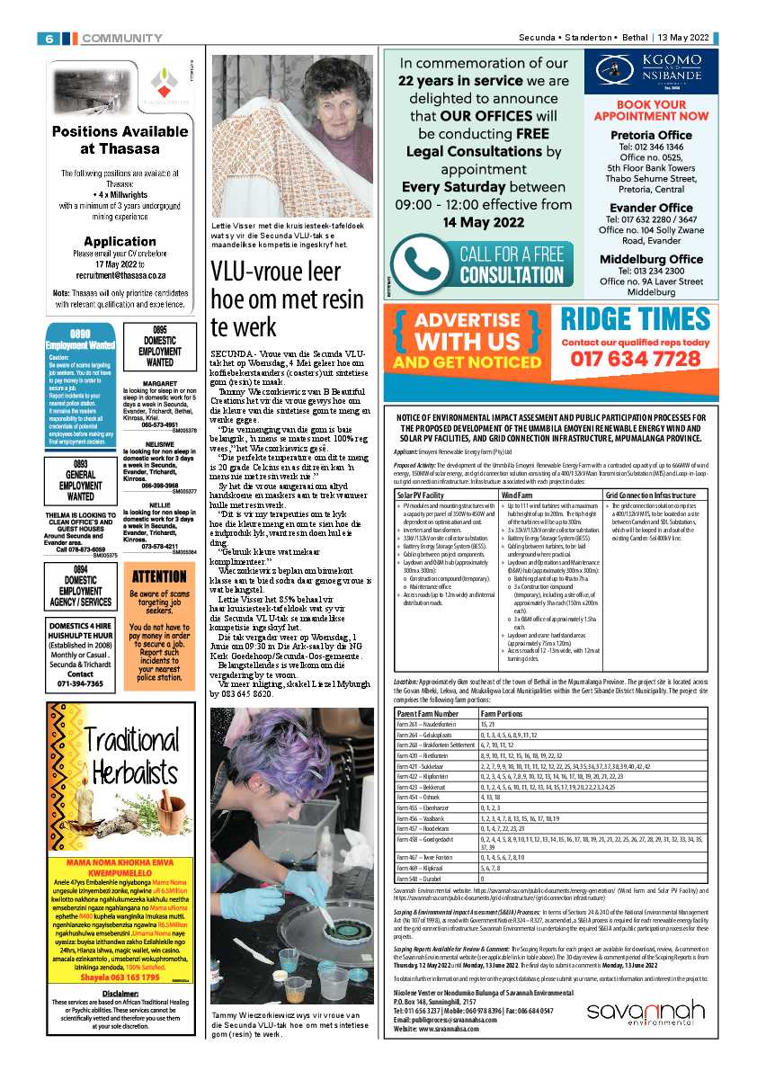 Ridge Times 13 May 2022 page 6