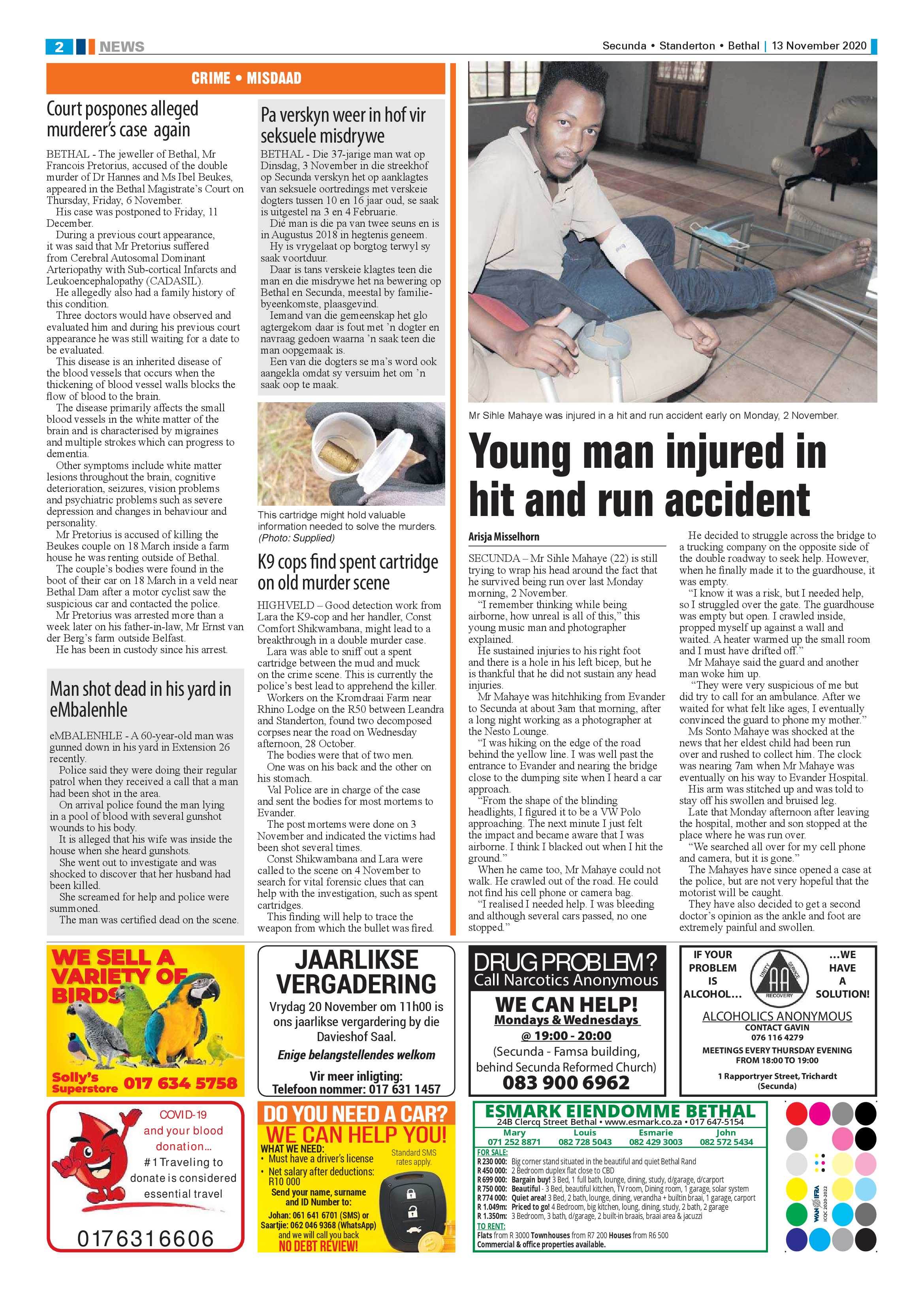 Ridge Times 13 November 2020 page 2