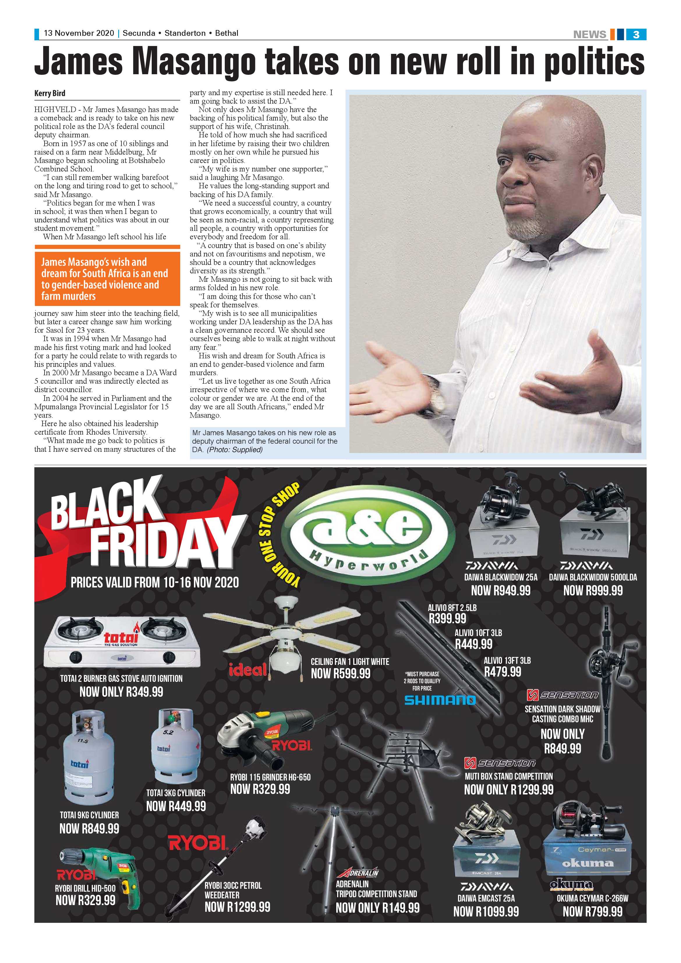Ridge Times 13 November 2020 page 3