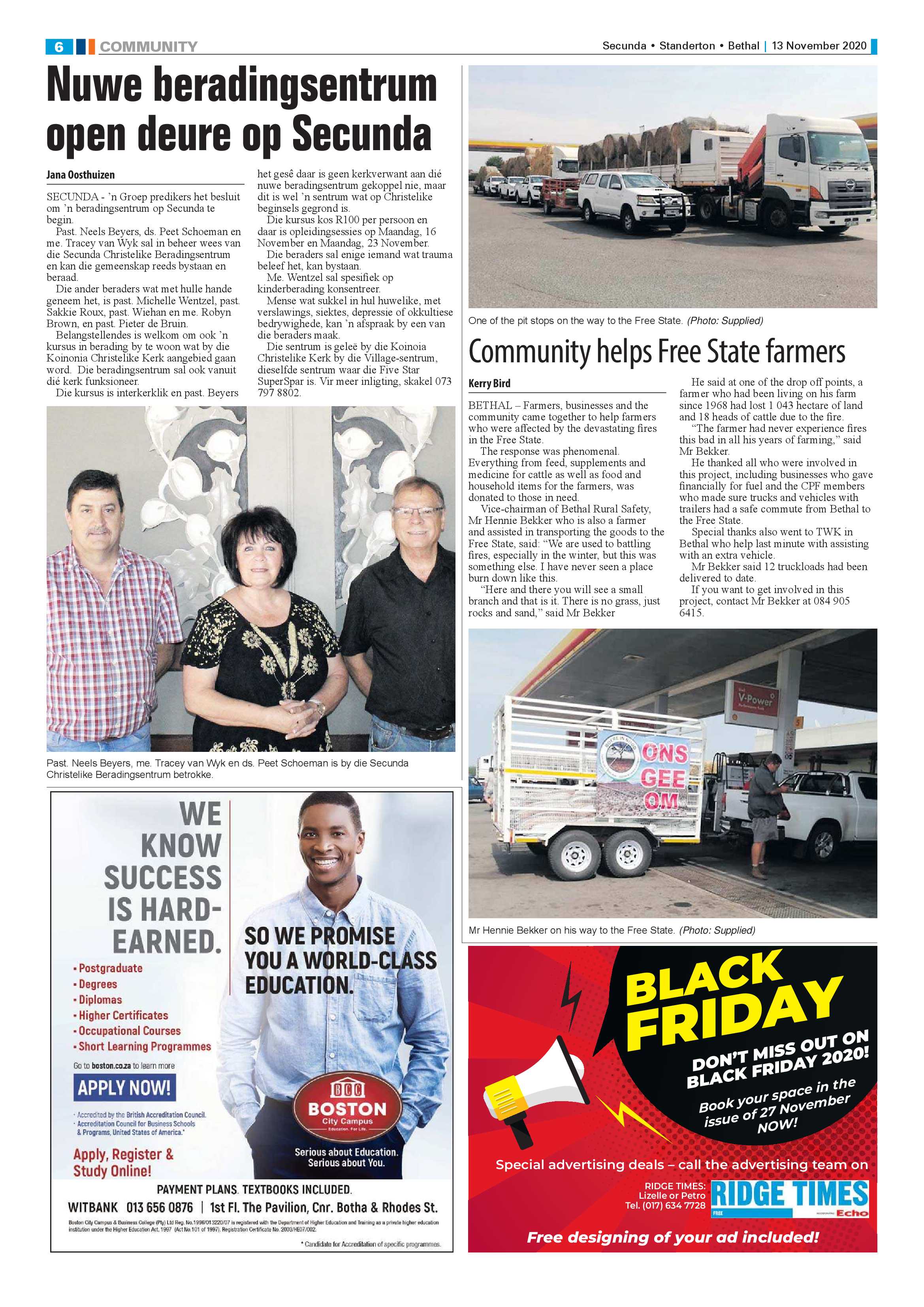 Ridge Times 13 November 2020 page 6