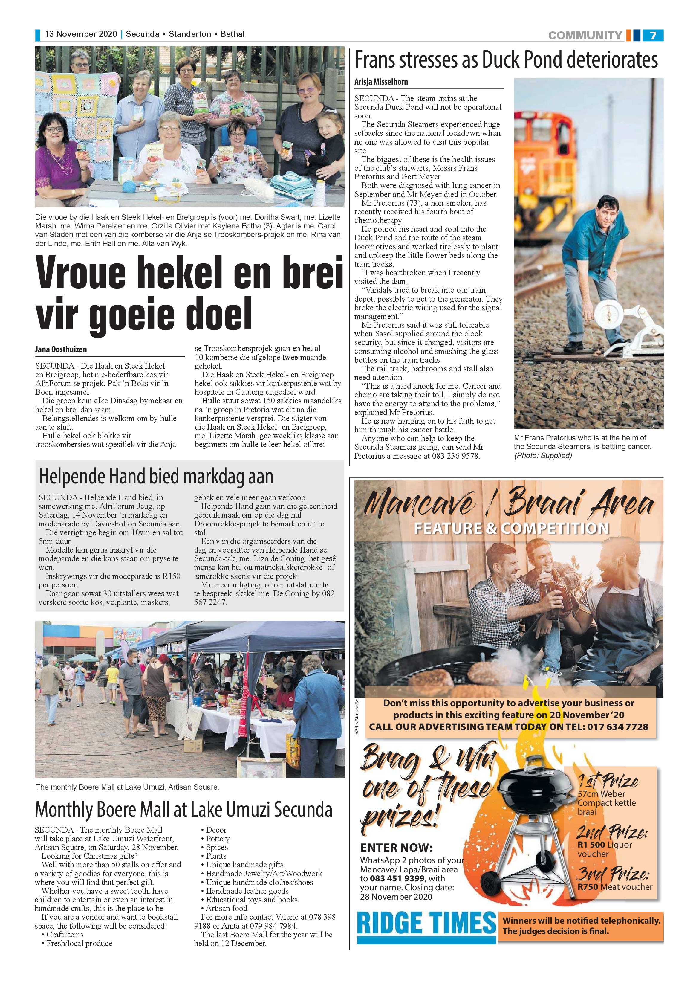 Ridge Times 13 November 2020 page 7