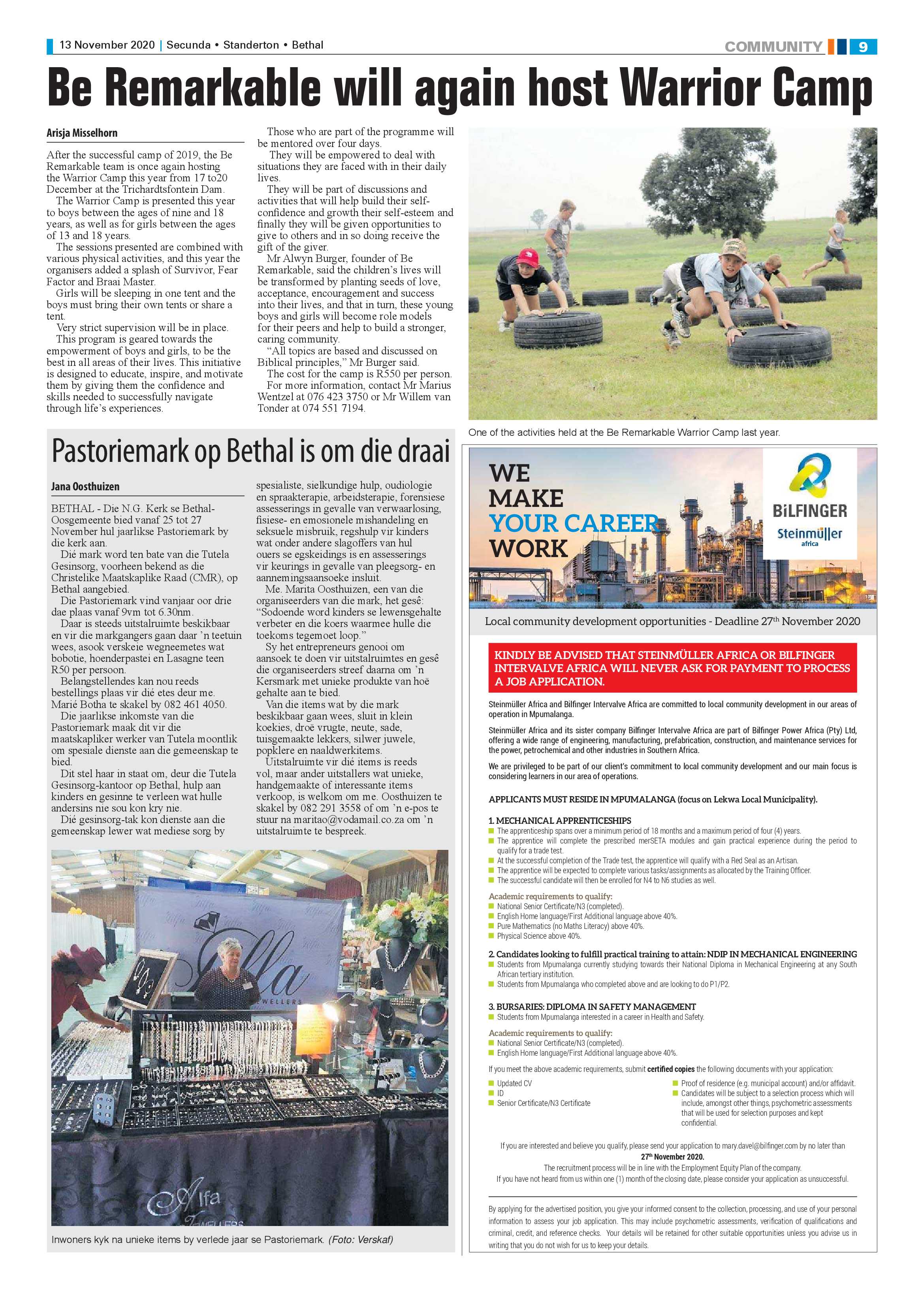 Ridge Times 13 November 2020 page 9