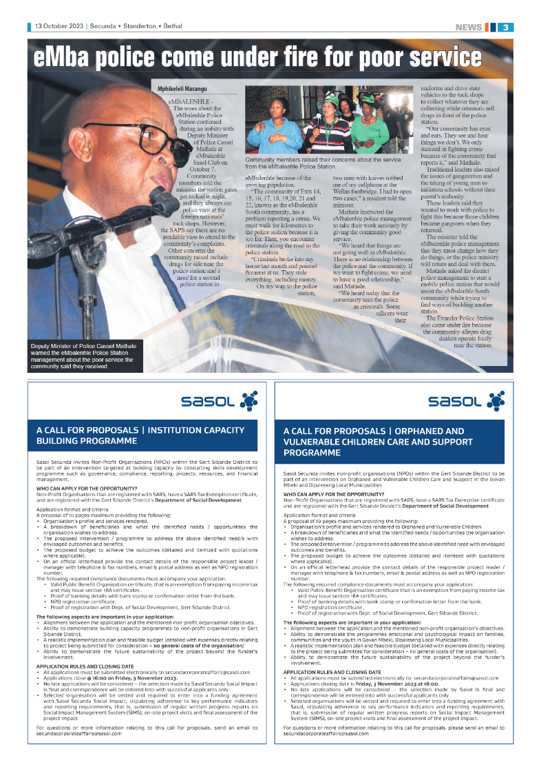 Ridge Times 13 October 2023 page 3