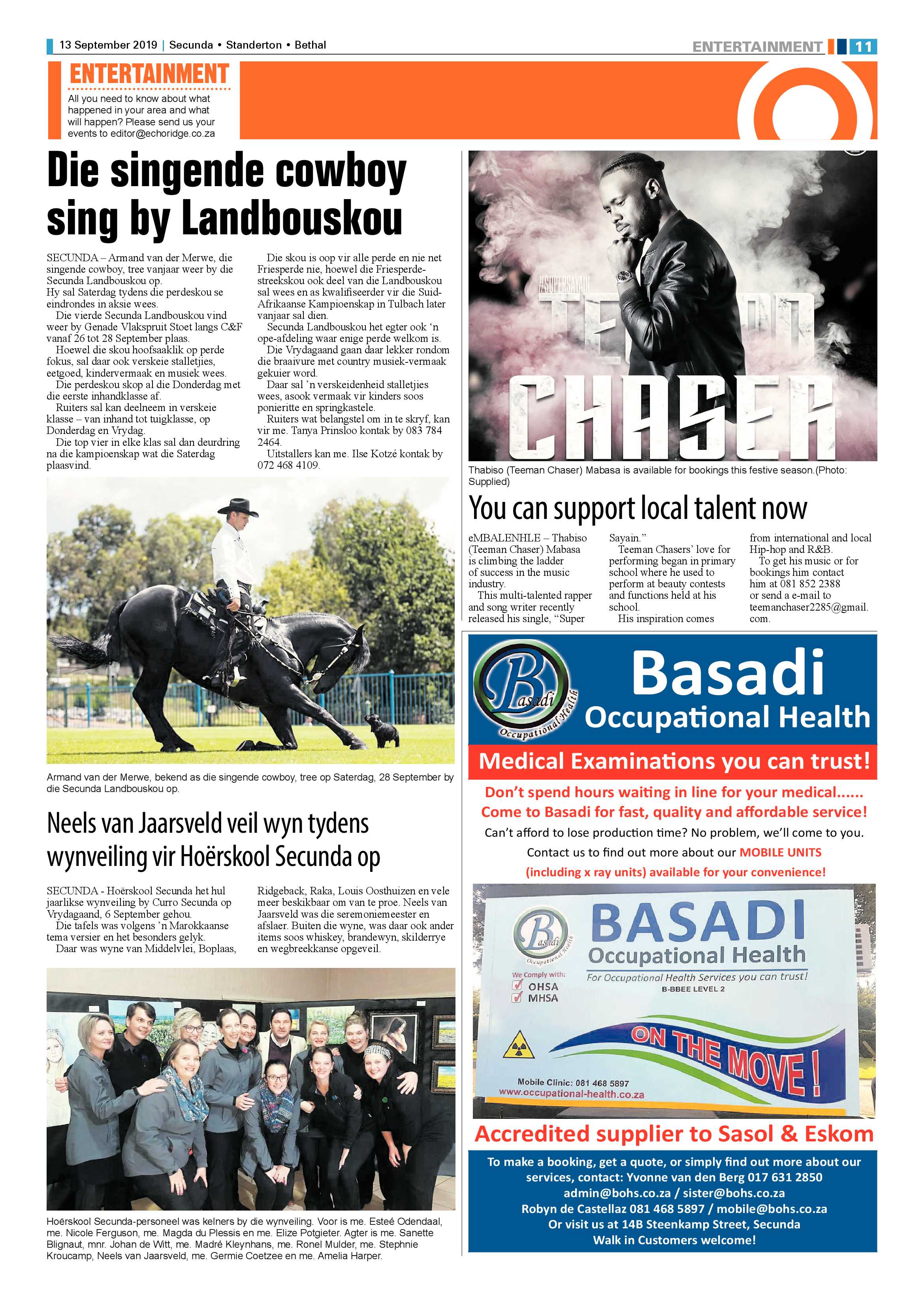 Ridge Times 13 September 2019 page 19