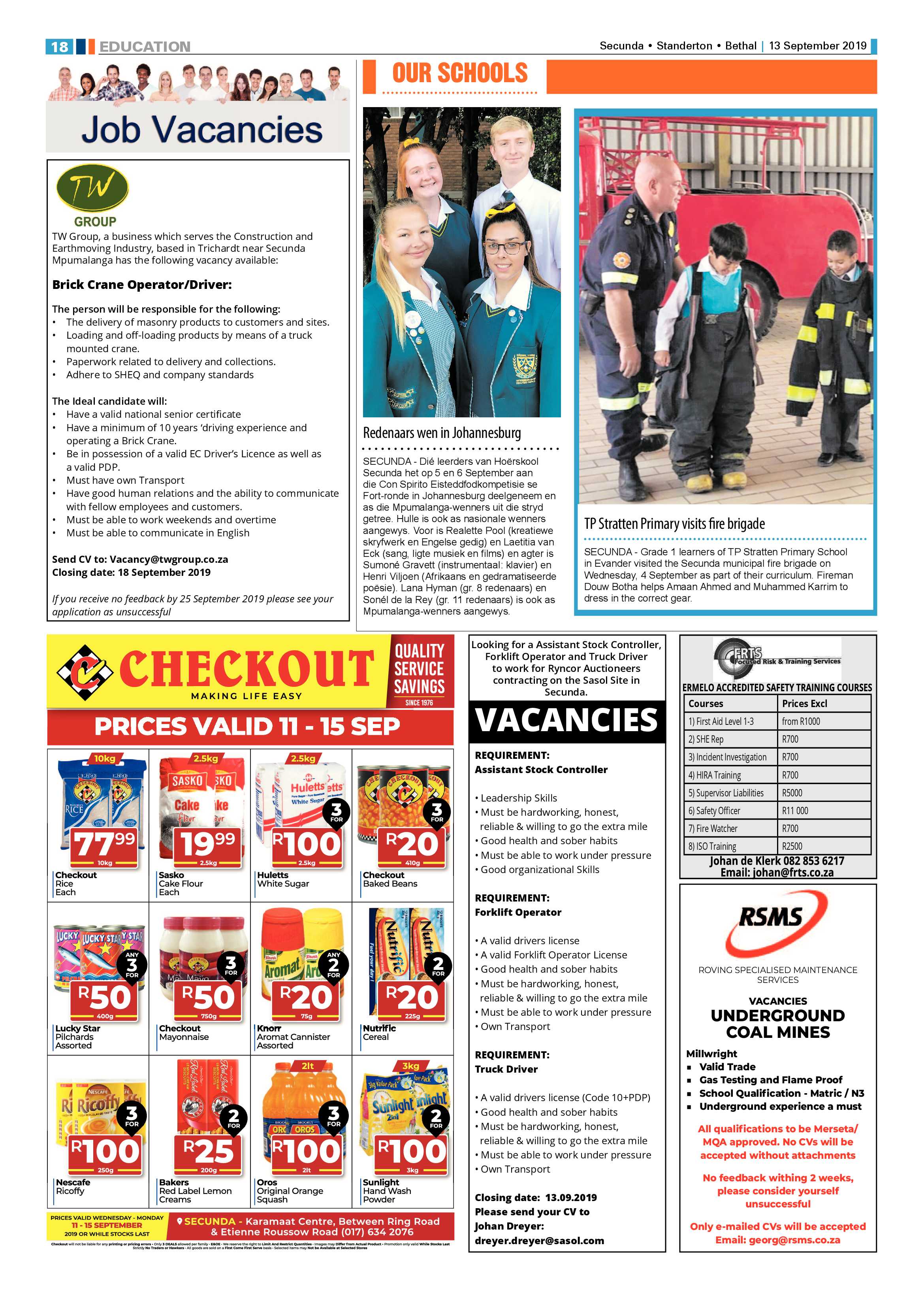 Ridge Times 13 September 2019 page 26