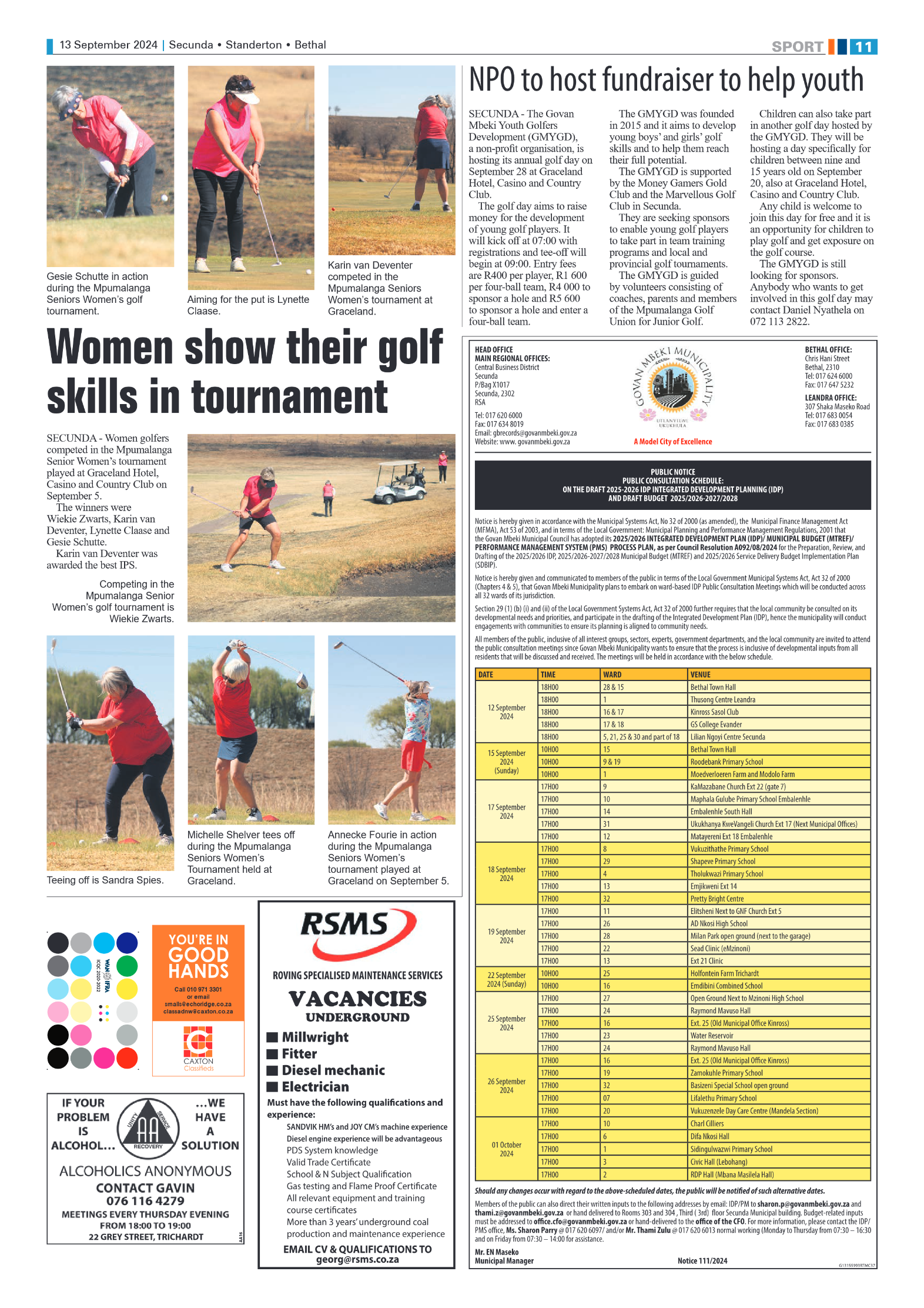 Ridge Times 13 September 2024 page 11