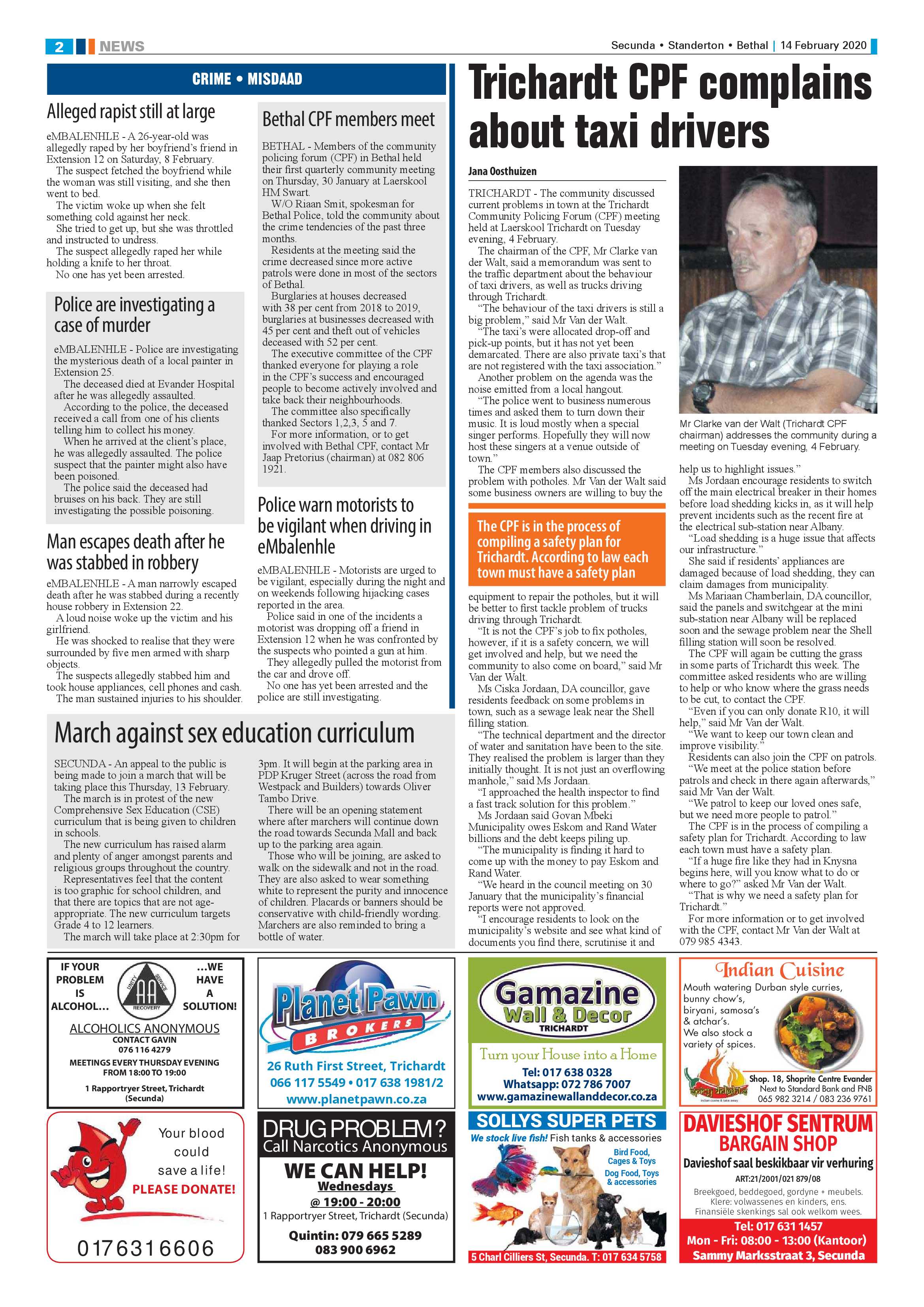 Ridge Times 14 February 2020 page 2