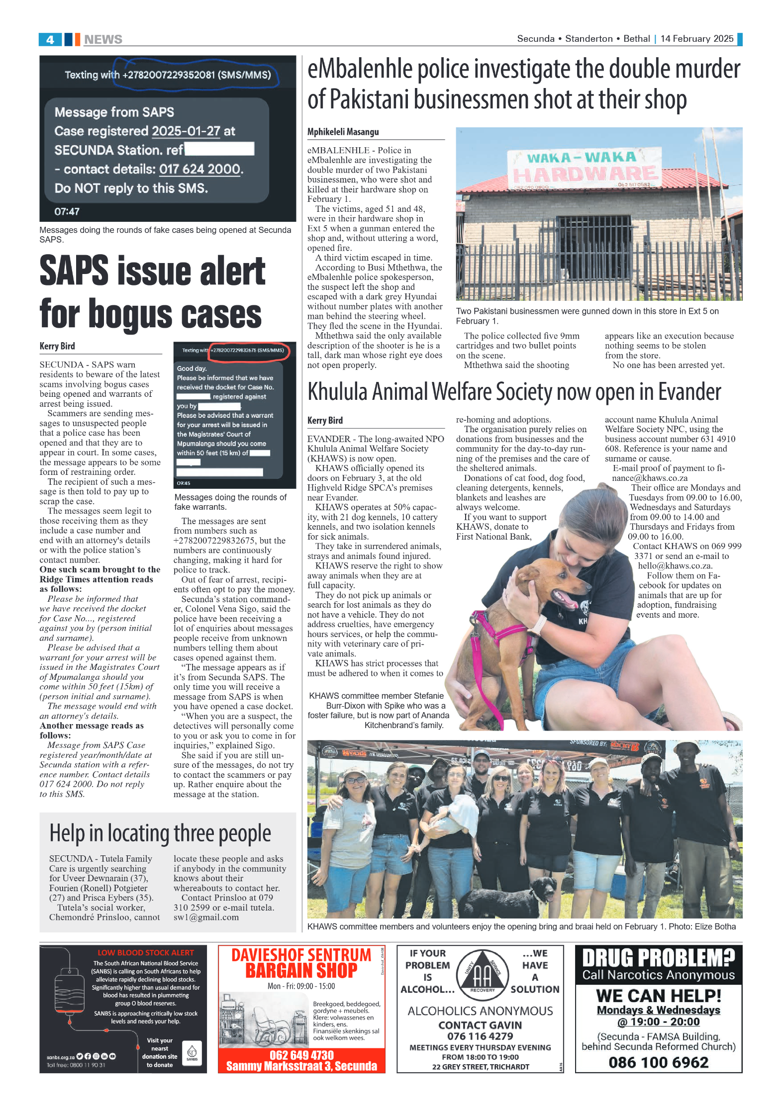 Ridge Times 14 February 2025 page 4