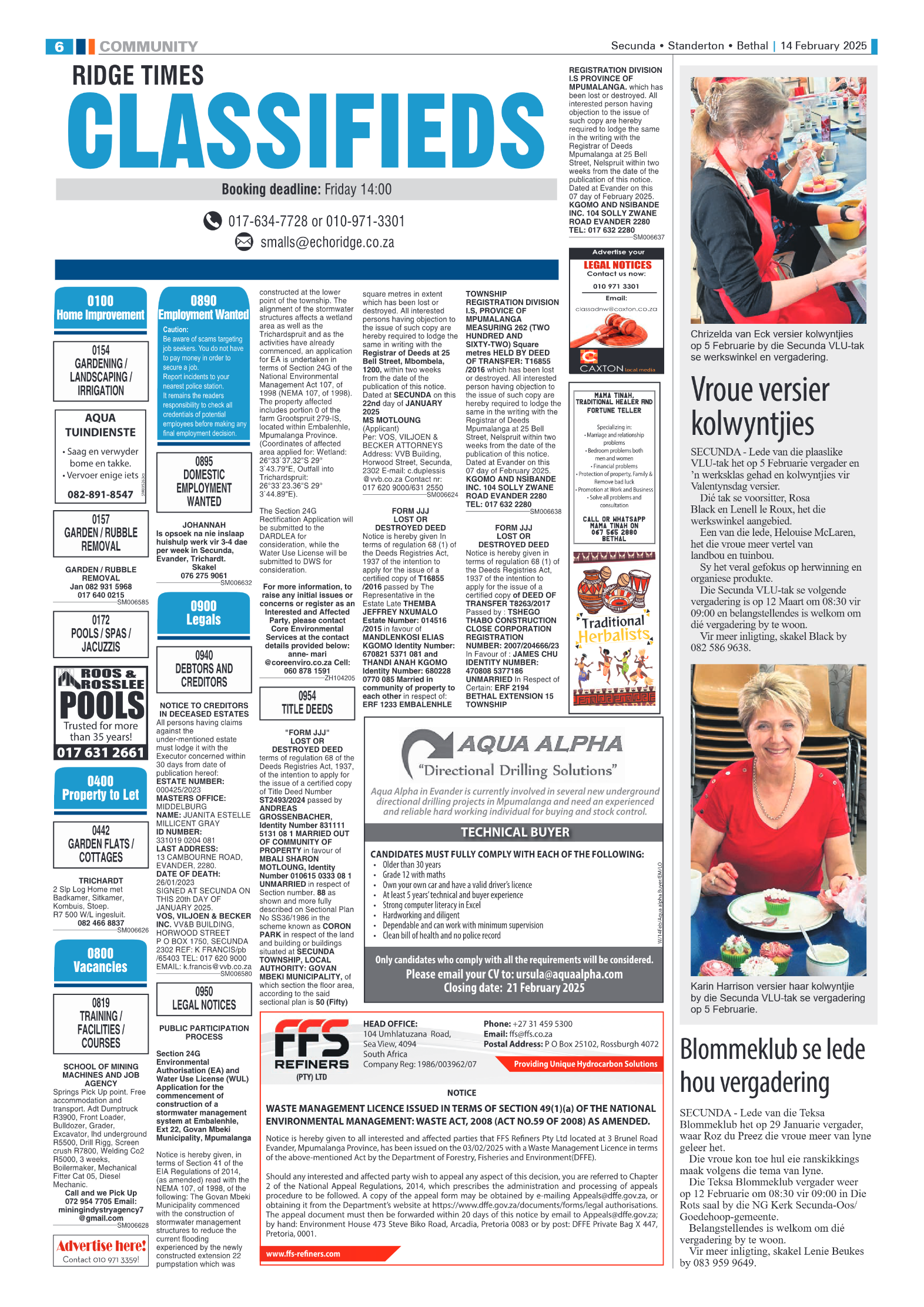 Ridge Times 14 February 2025 page 6