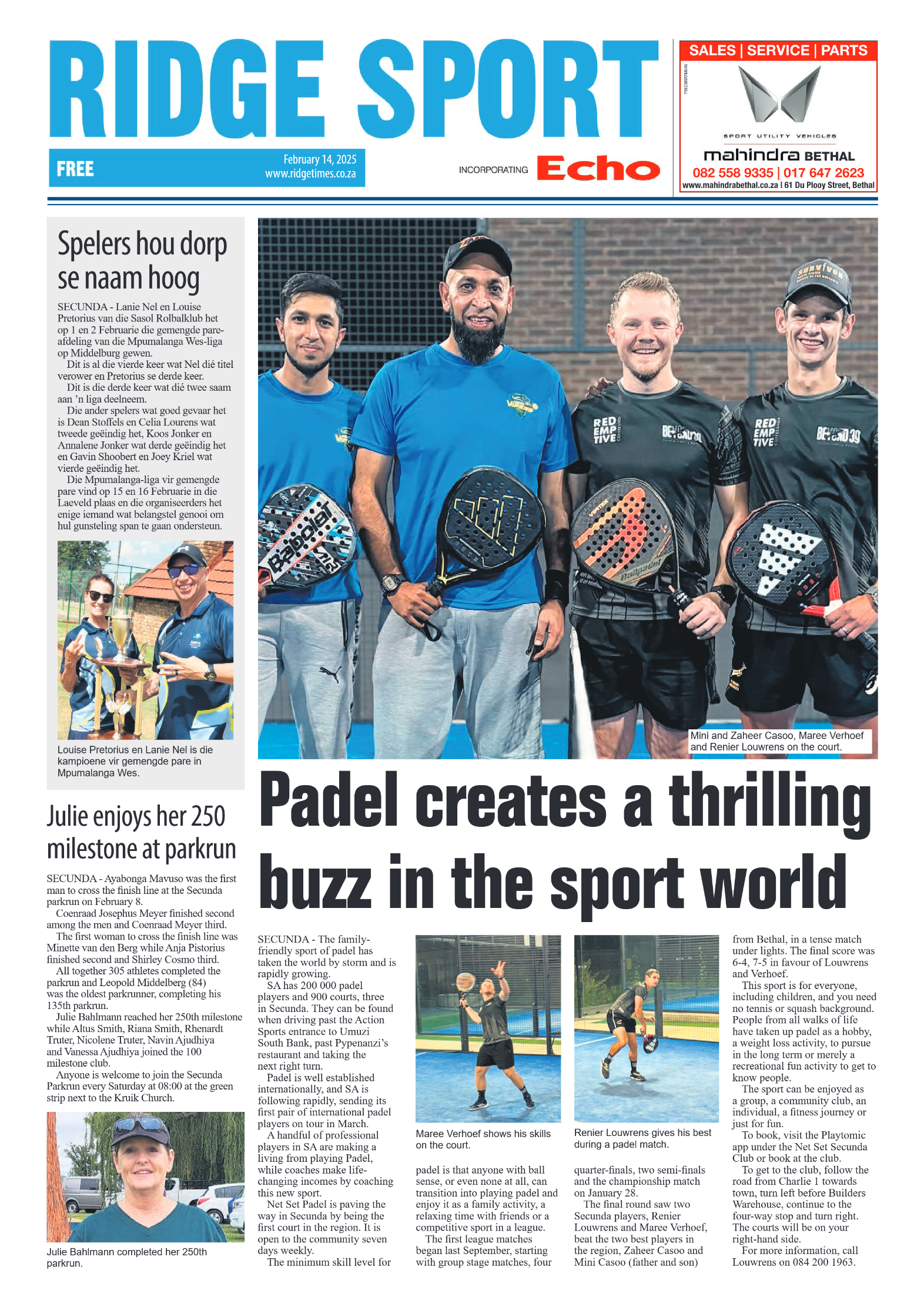 Ridge Times 14 February 2025 page 8