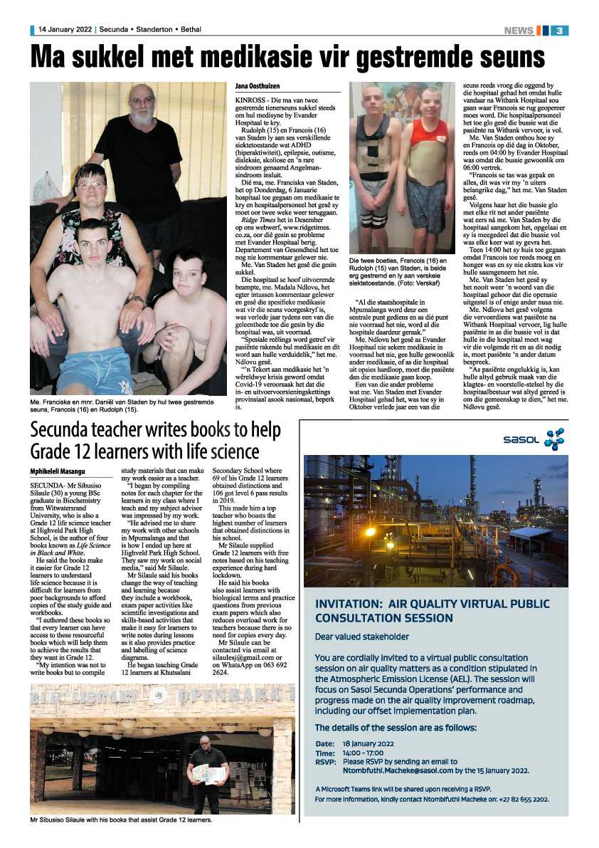 Ridge Times 14 January 2022 page 3