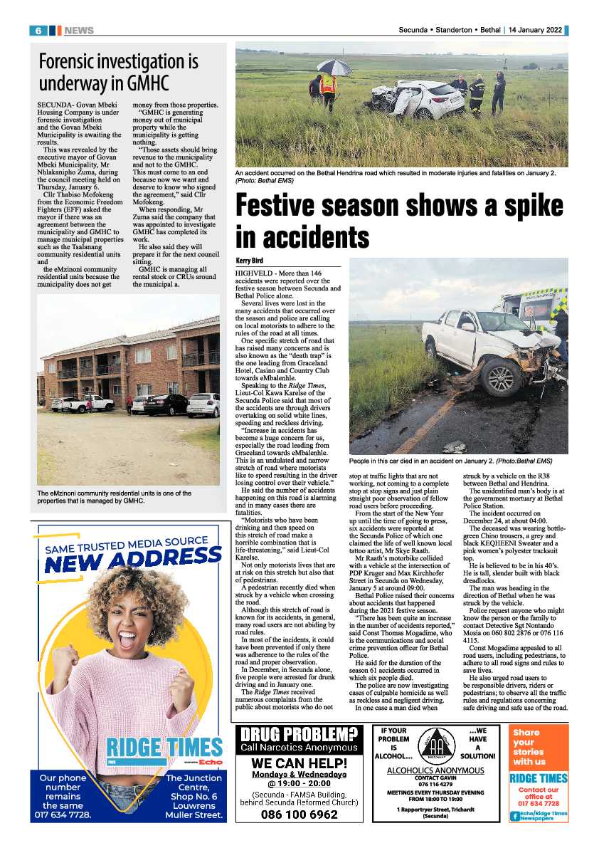 Ridge Times 14 January 2022 page 6
