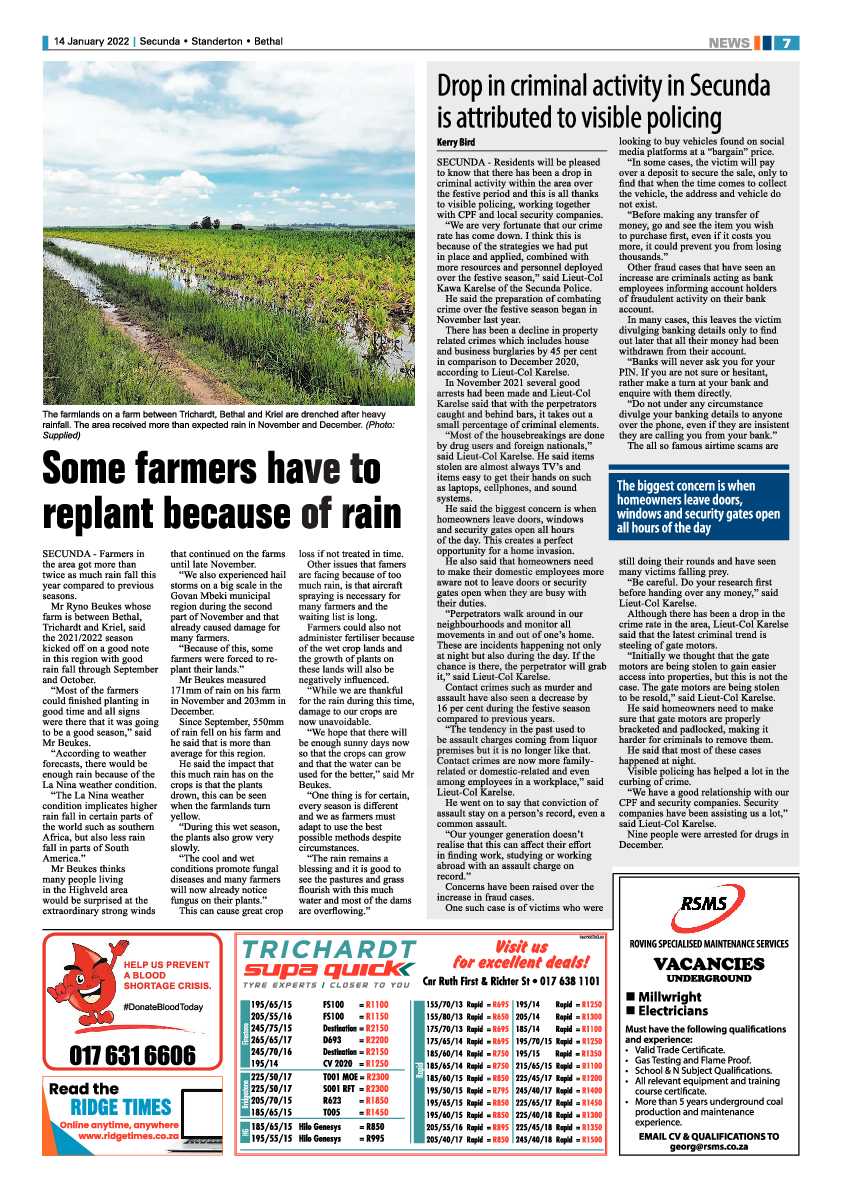Ridge Times 14 January 2022 page 7